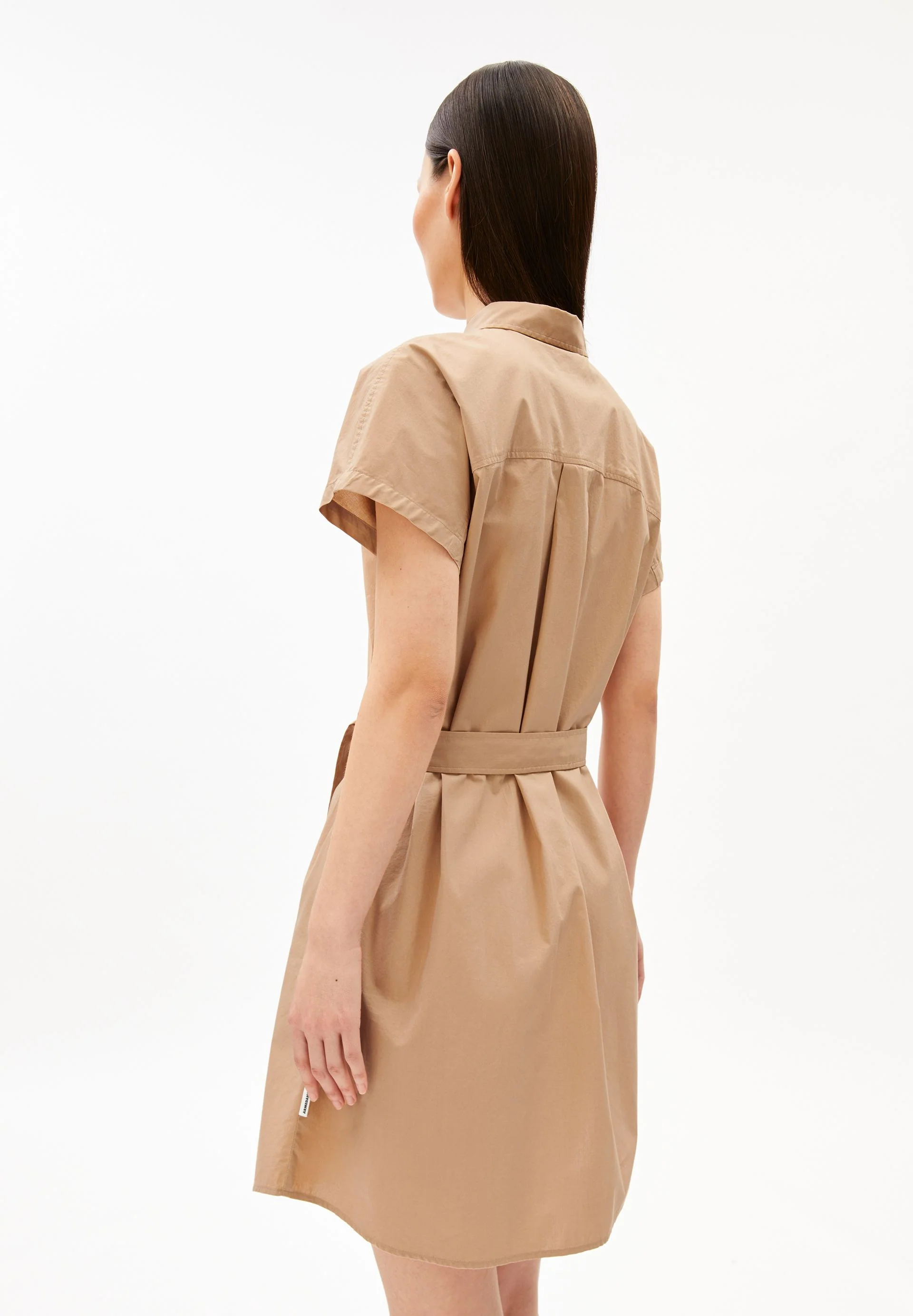 POPLIN LARISAANA MINI-KLEID | true camel - Image 2