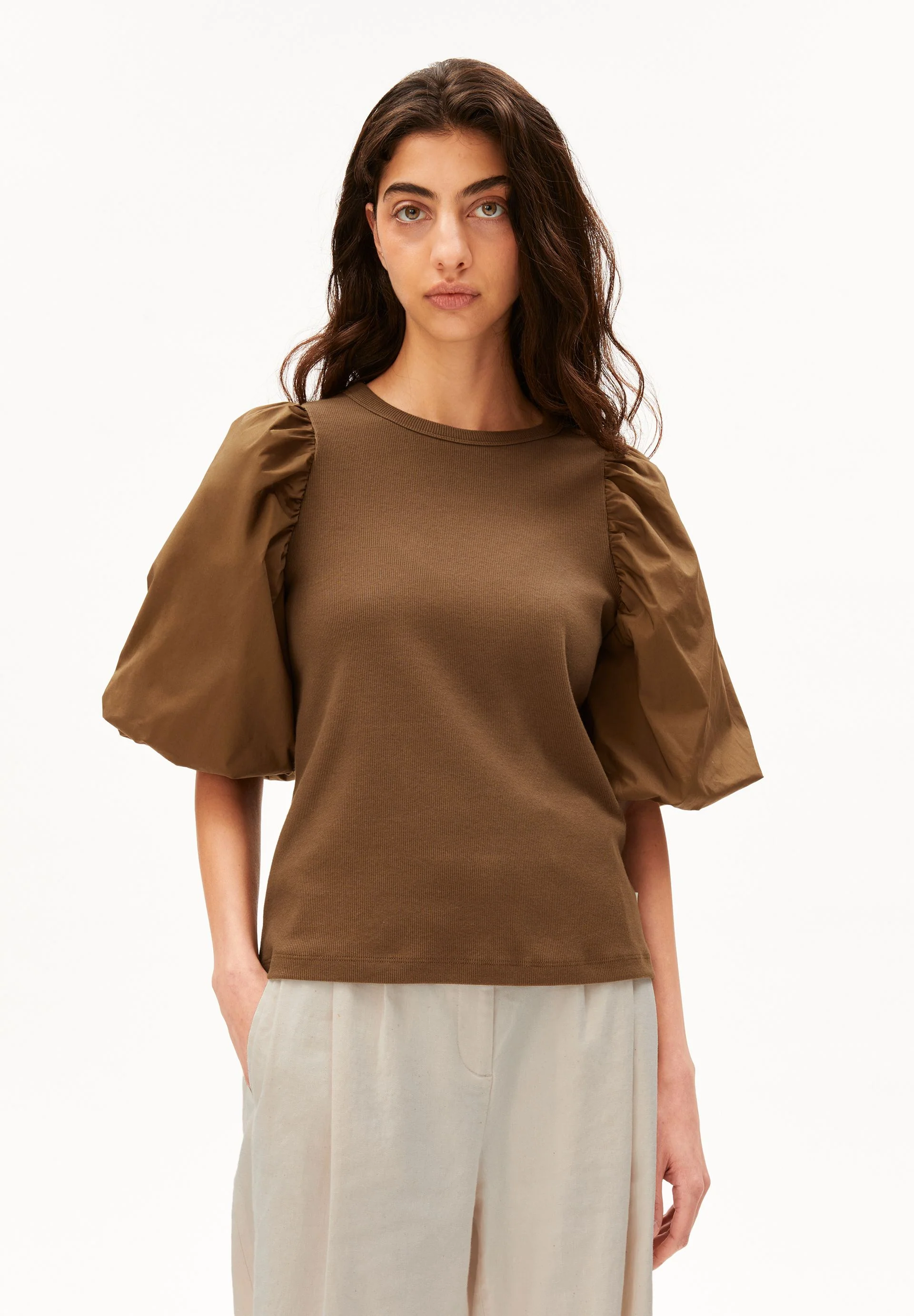 PUFFÄRMEL T-SHIRT - Image 2