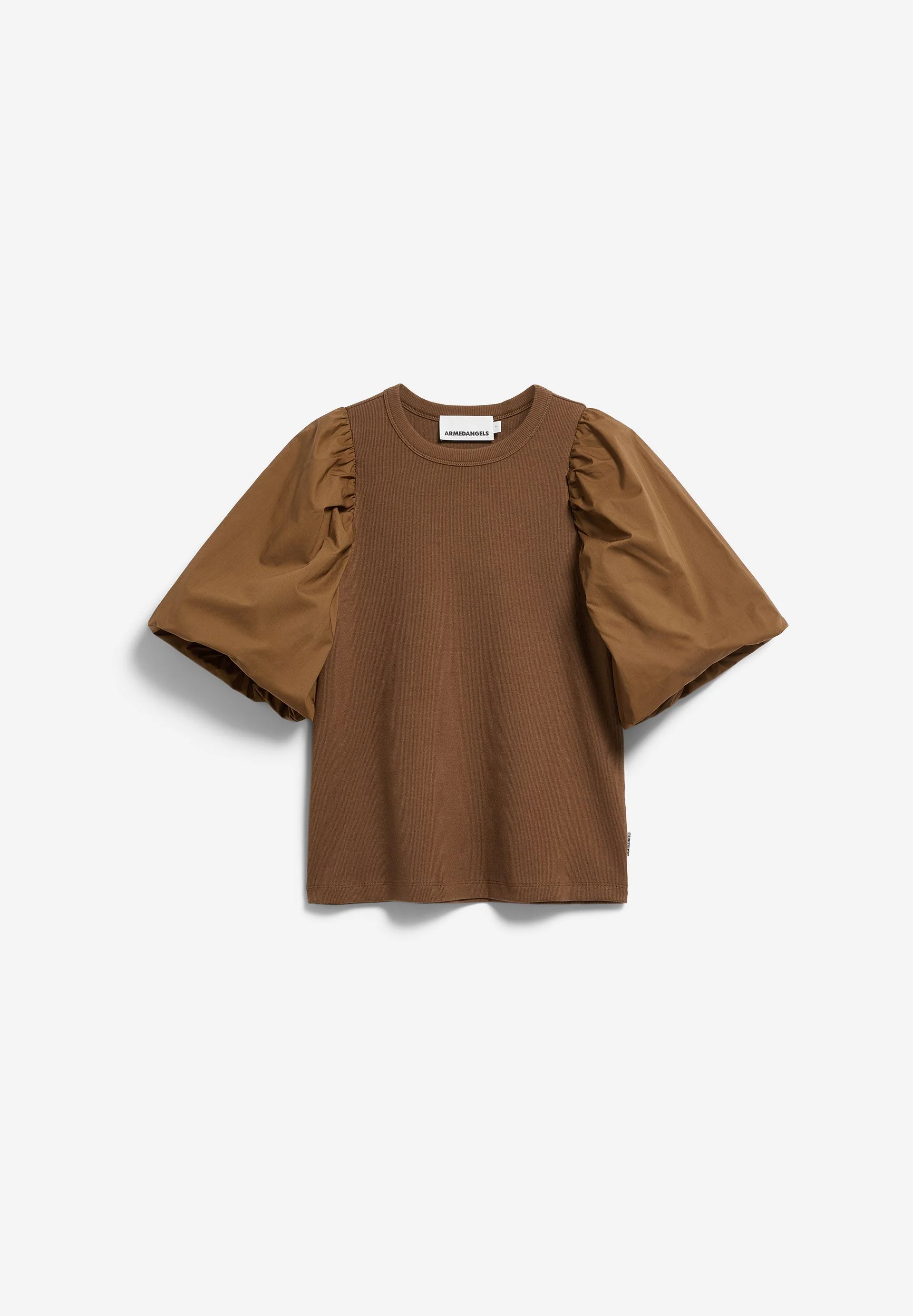 PUFFÄRMEL T-SHIRT | dried palm - Image 6