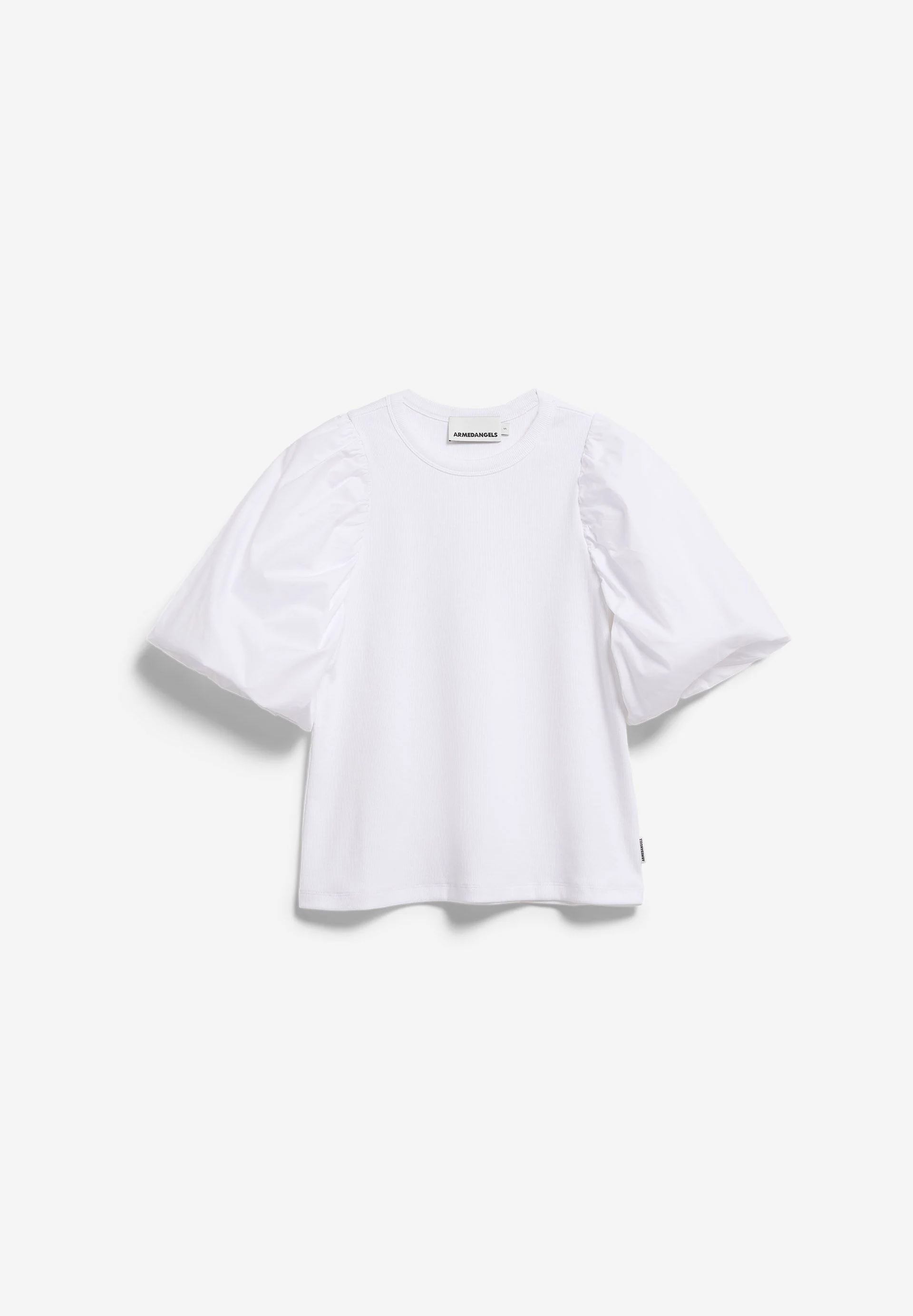PUFFÄRMEL T-SHIRT | white - Image 6