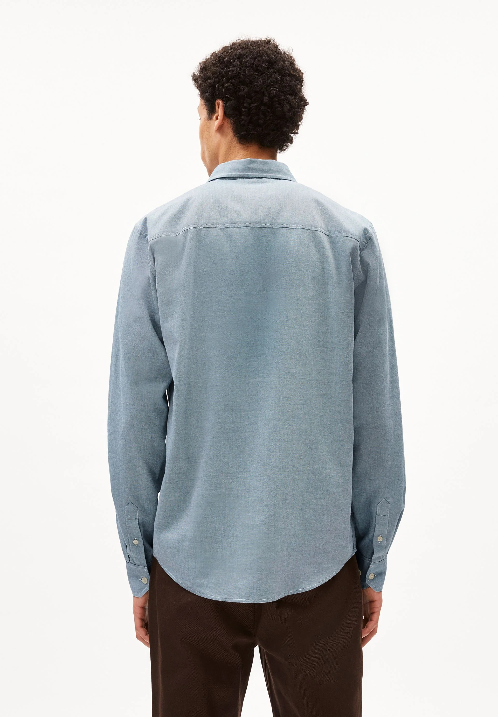 QUAASA LANGARMHEMD | deep teal - Image 2
