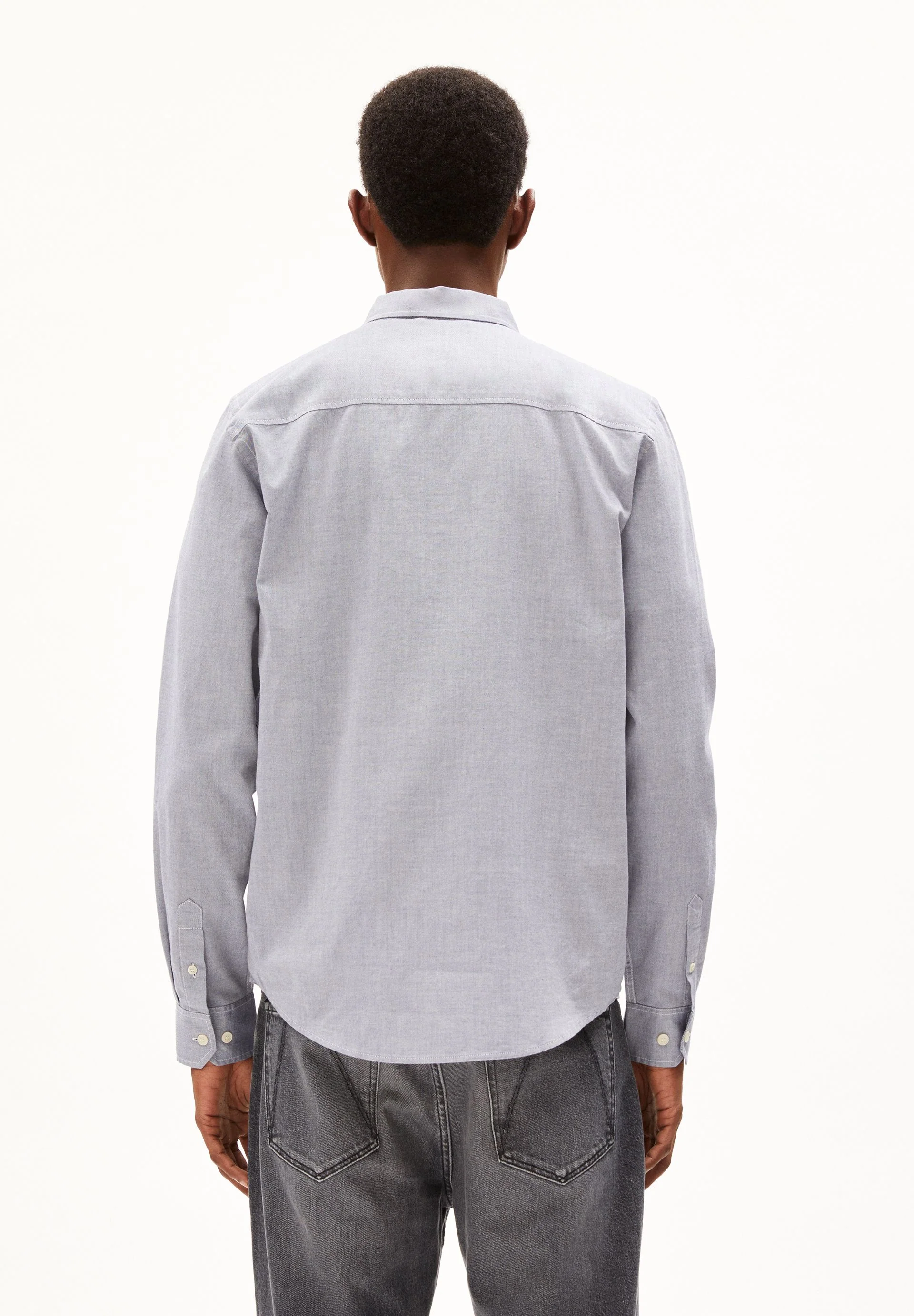 QUAASA LANGARMHEMD | faded indigo - Image 2