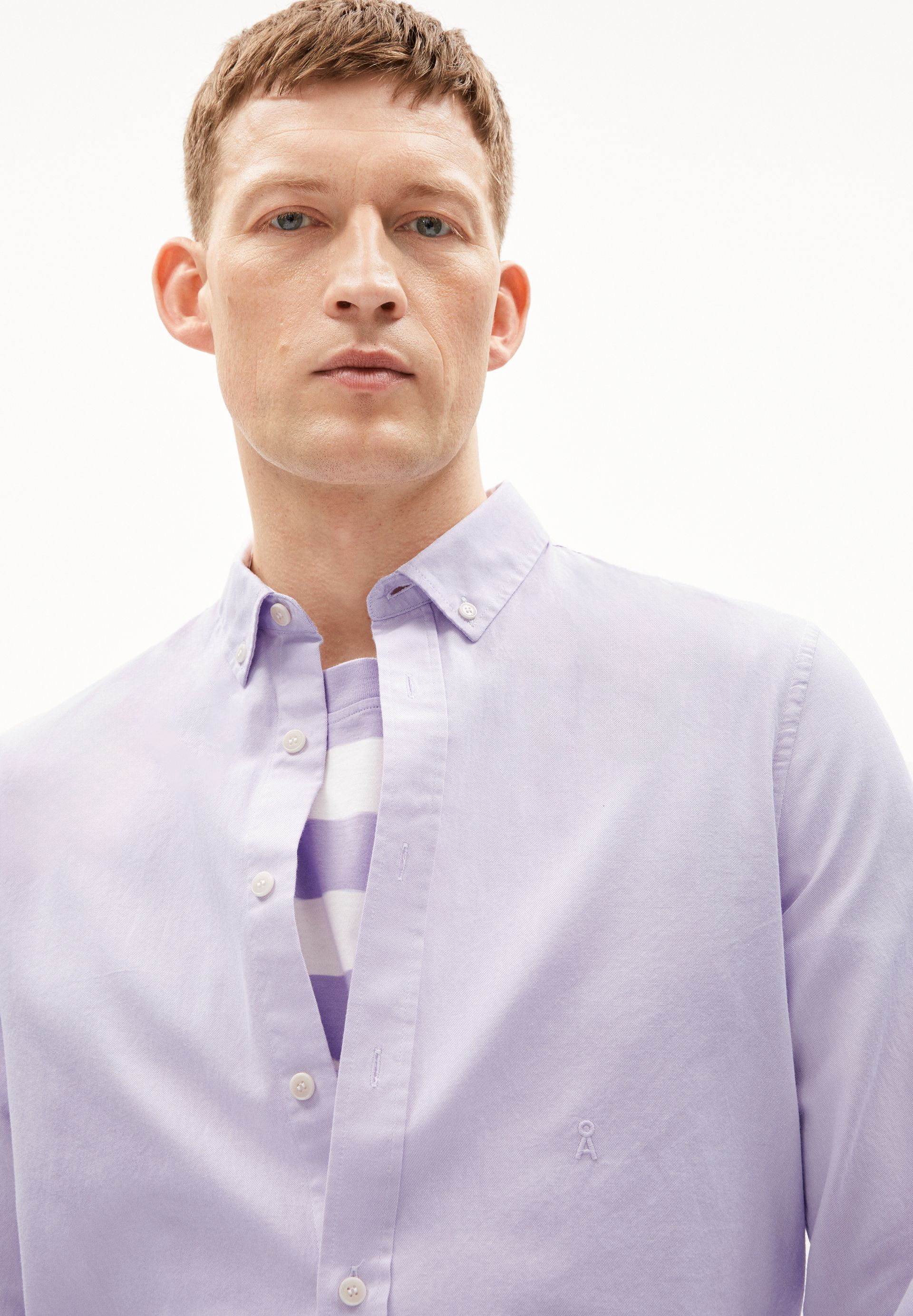 QUAASA LANGARMHEMD | lavender light - Image 3