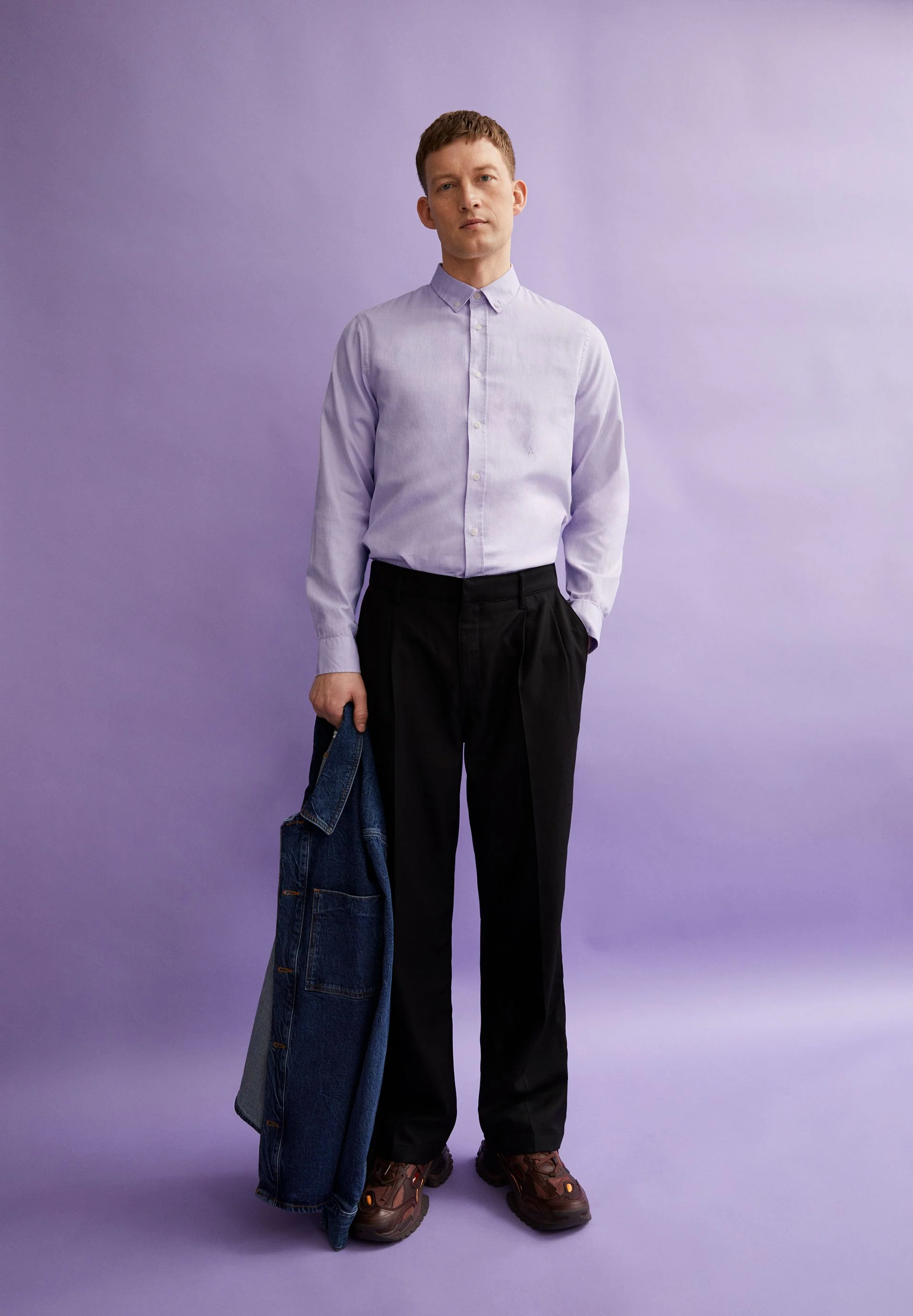 QUAASA LANGARMHEMD | lavender light - Image 4