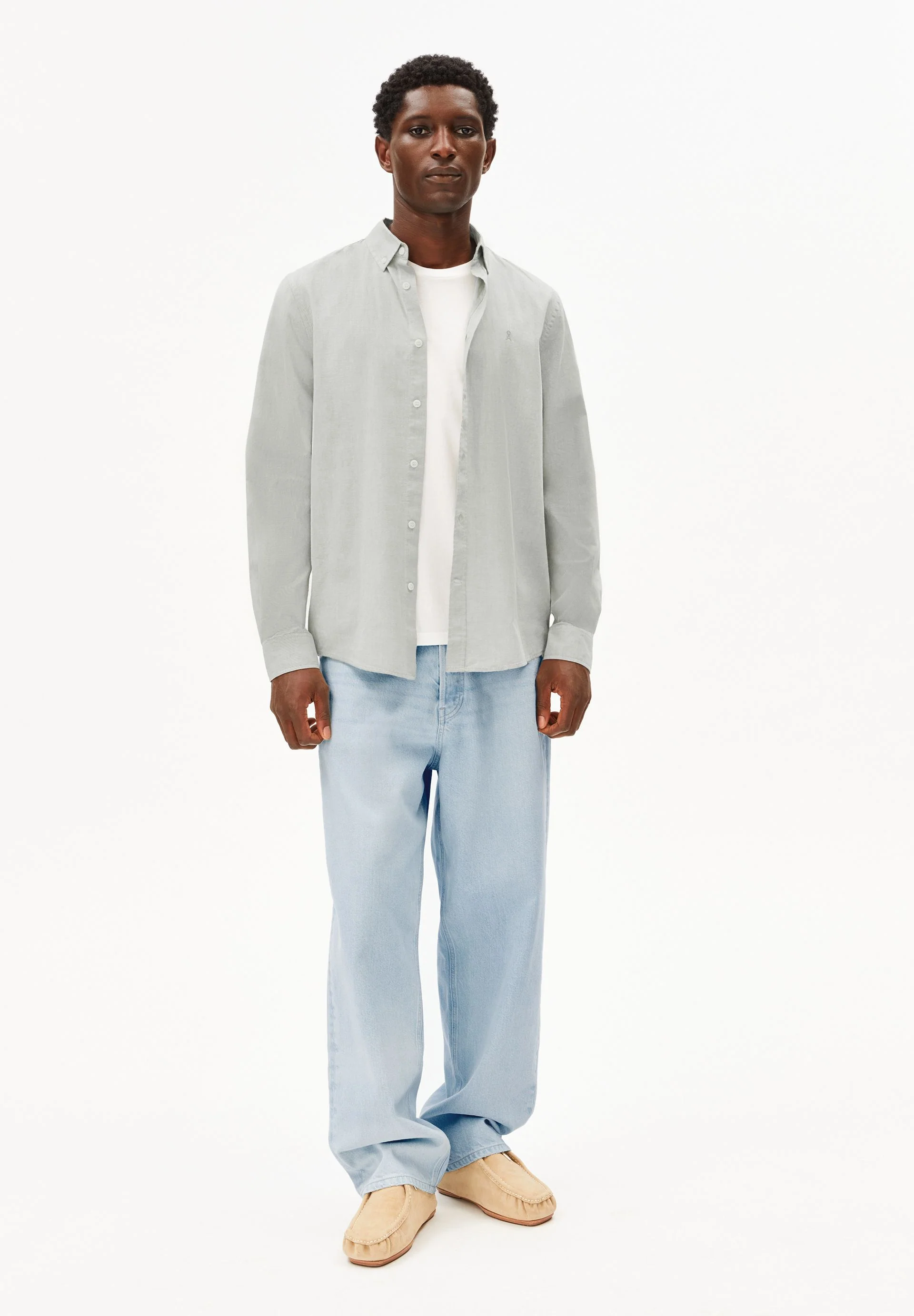 QUAASA LANGARMHEMD | fatigue green - Image 5