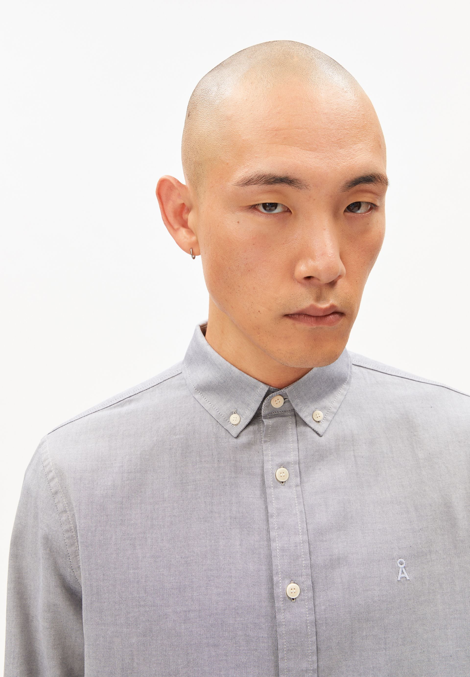 QUAASA LANGARMHEMD | tinted navy - Image 3