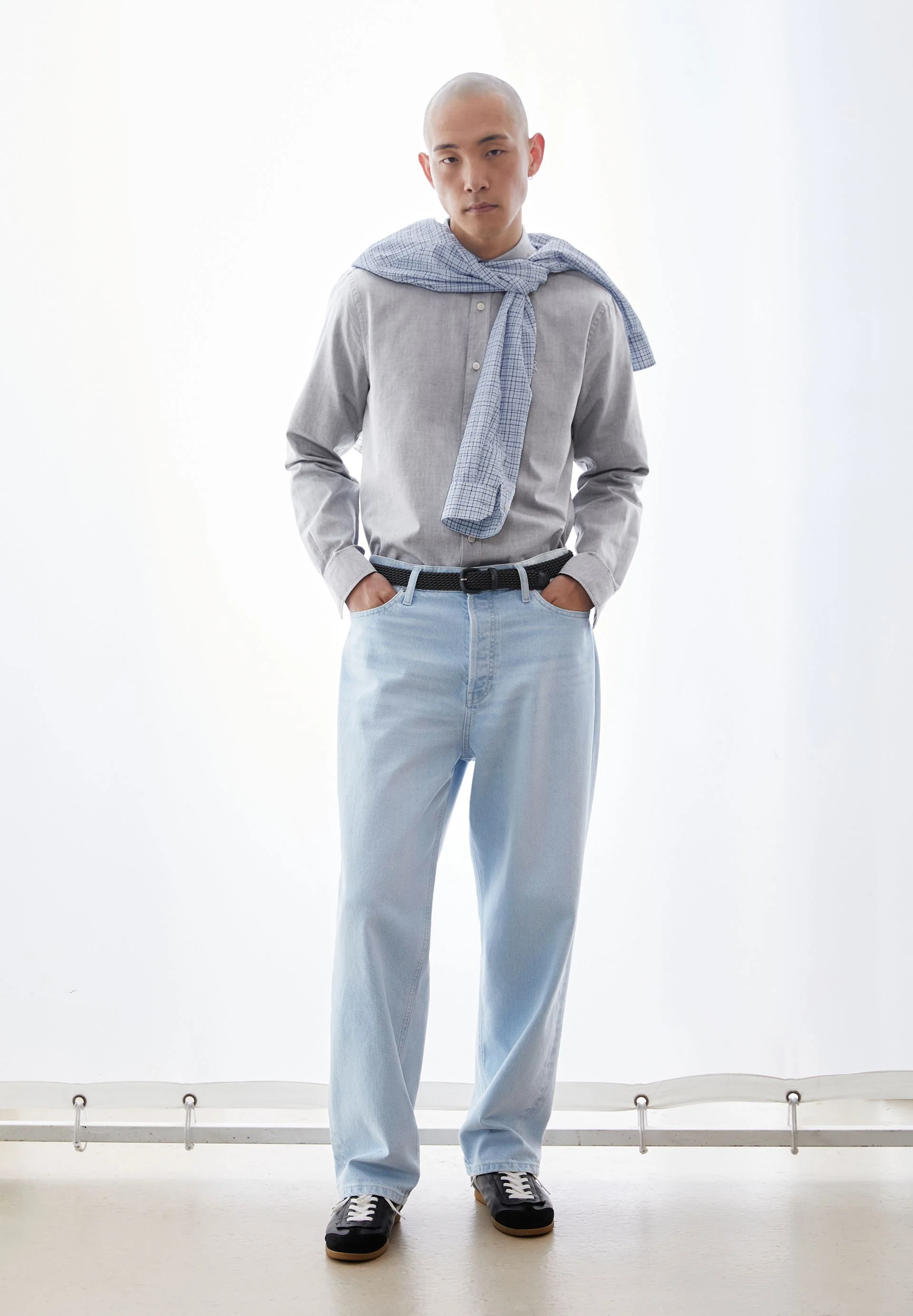 QUAASA LANGARMHEMD | tinted navy - Image 4