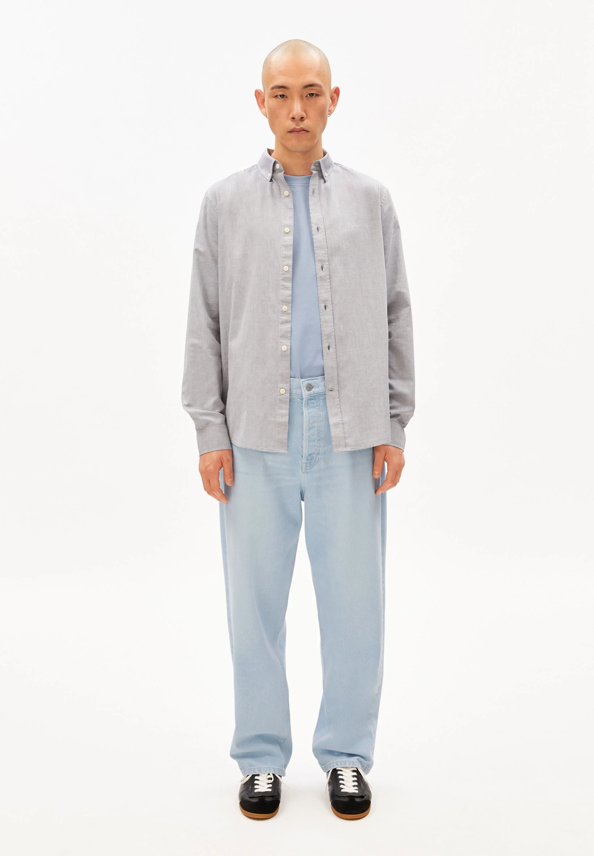 QUAASA LANGARMHEMD | tinted navy - Image 5