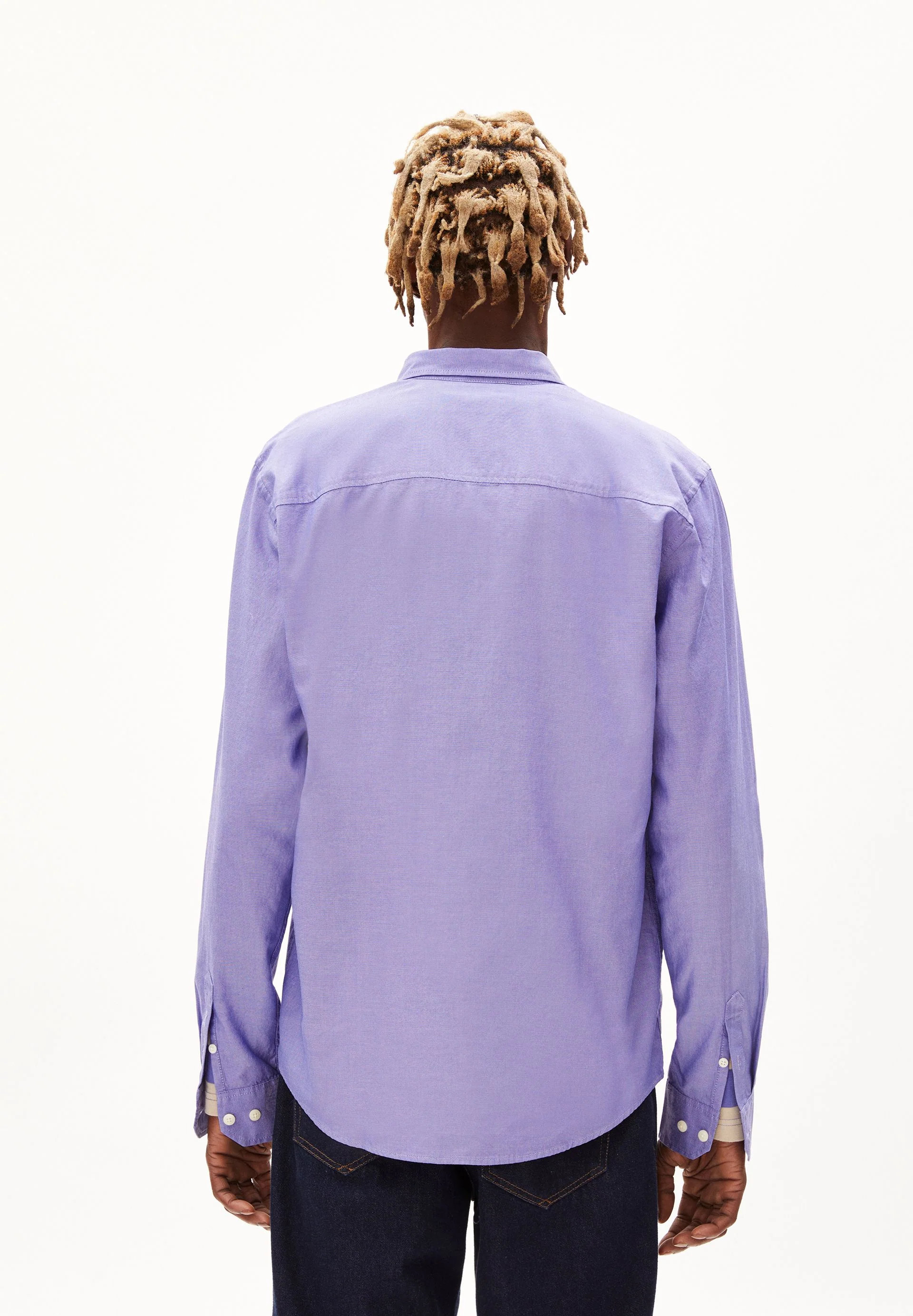 QUAASA LANGARMHEMD | vibrant violet - Image 2