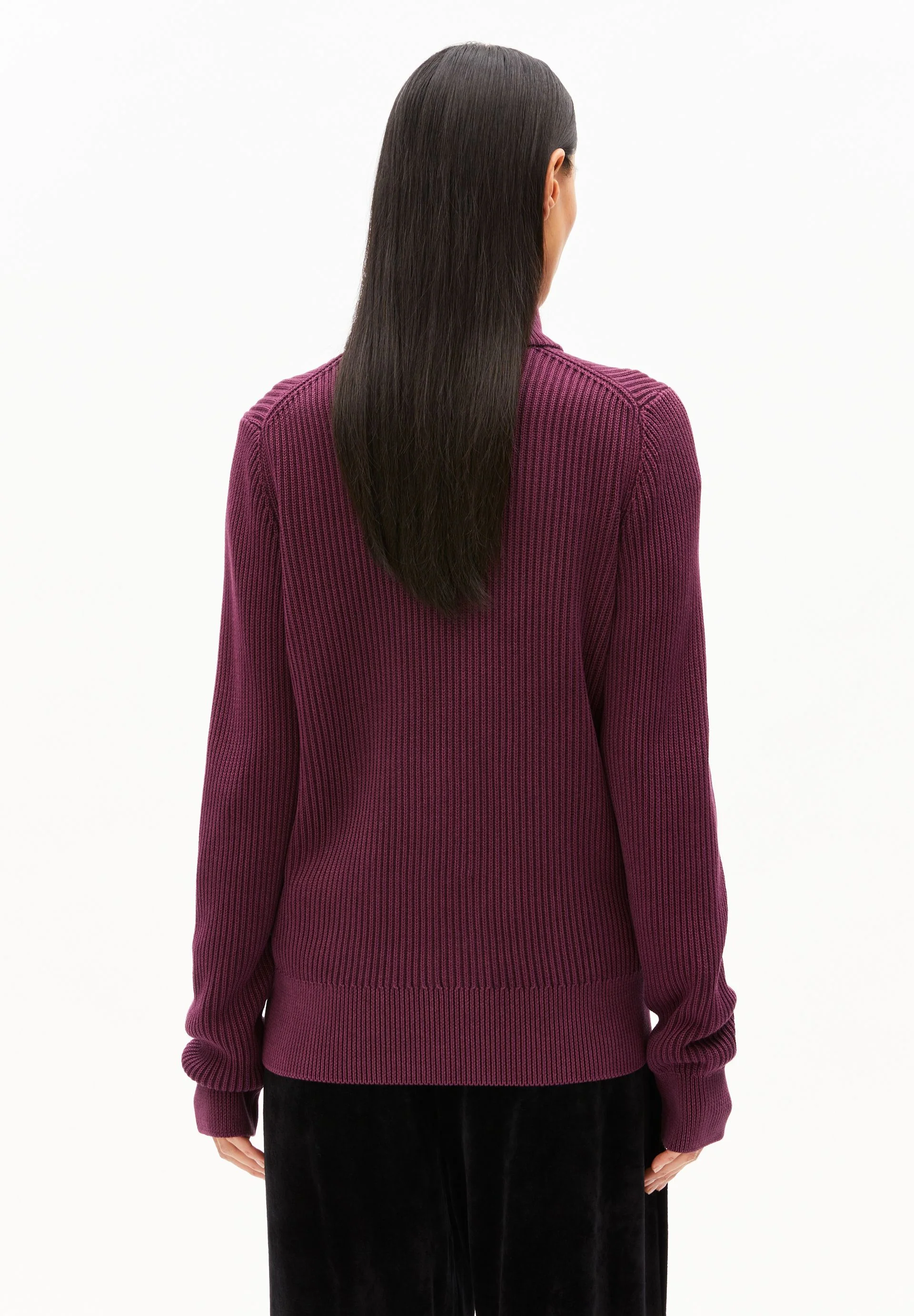 REBECCAA GMT DYE STRICKTROYER | dark cranberry - Image 2