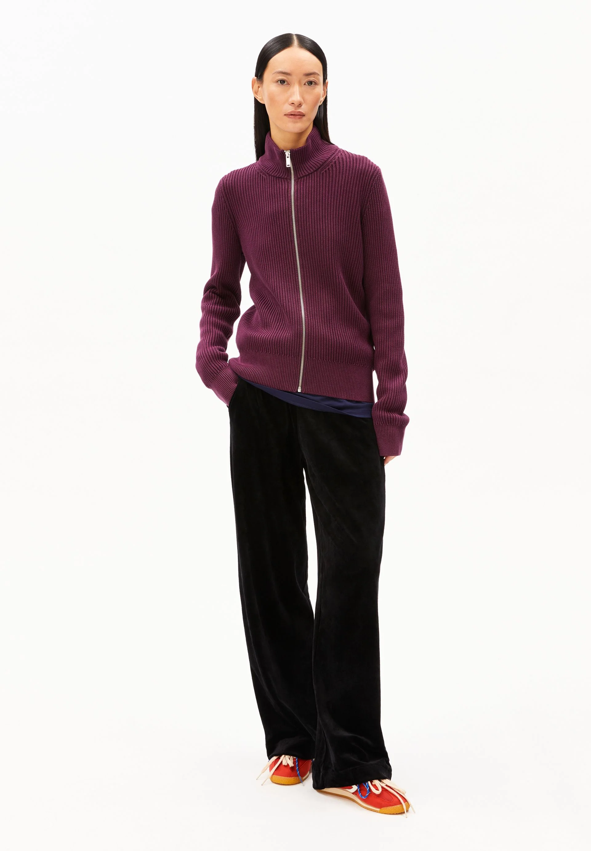REBECCAA GMT DYE STRICKTROYER | dark cranberry - Image 5