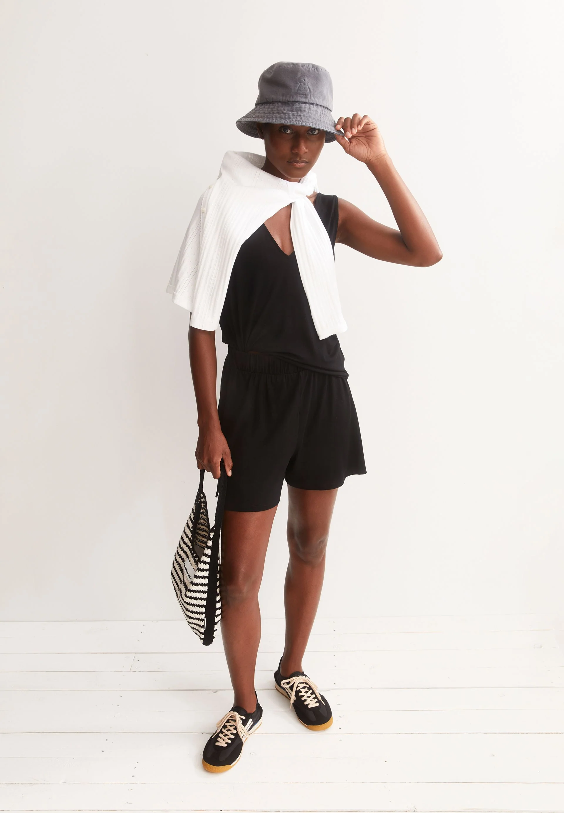 RELAXED JERSEY-SHORTS | black - Image 4
