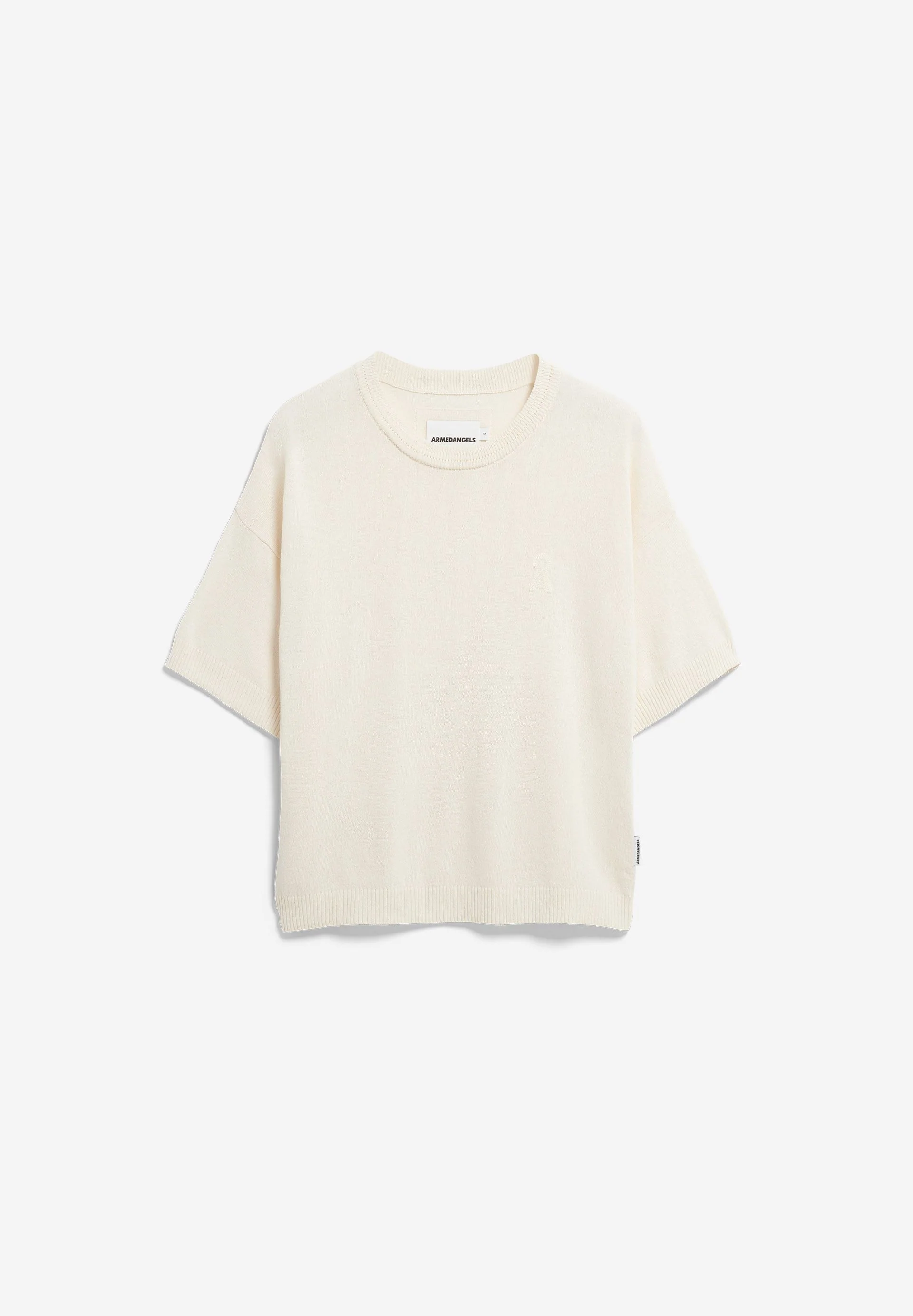 KURZÄRMLIGES LEINEN-MIX STRICKSHIRT | undyed - Image 6