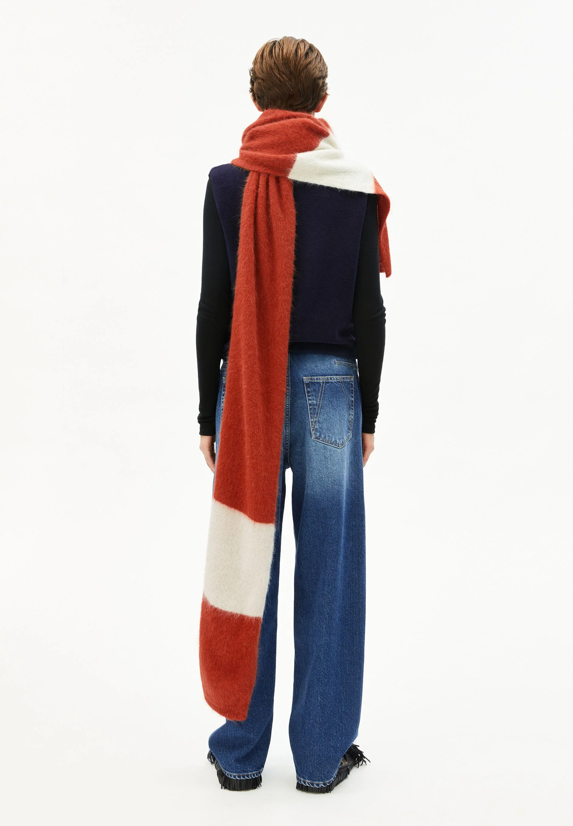 SAABE STRIPES UN-WASTED | emergency red-oatmilk - Image 2