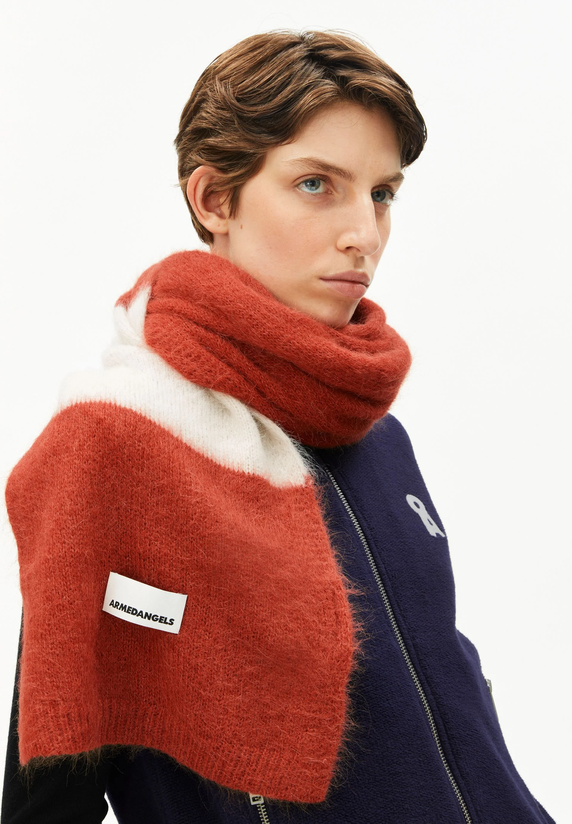 SAABE STRIPES UN-WASTED | emergency red-oatmilk - Image 3