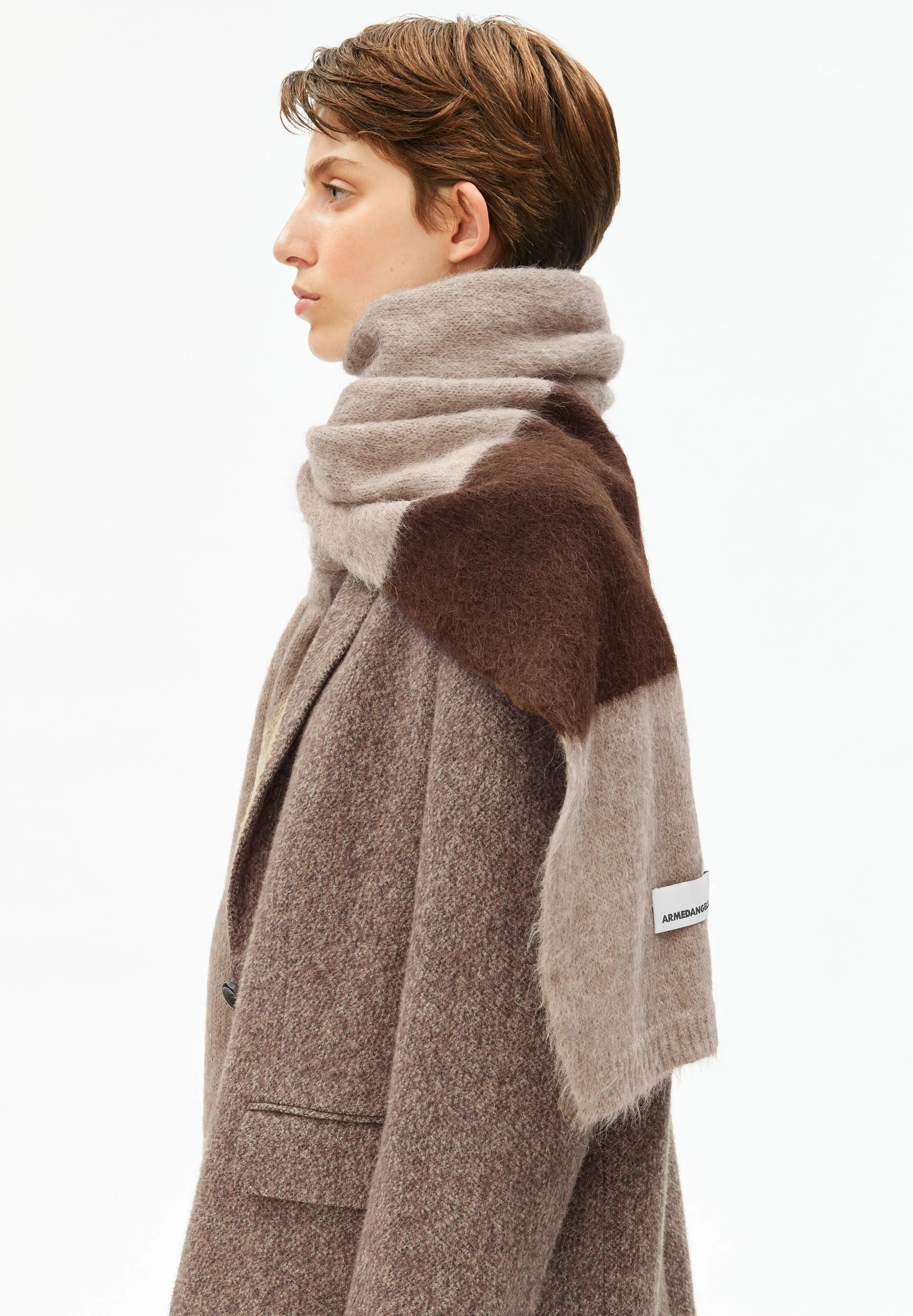 SAABE STRIPED UN-WASTED | light caramel melange - Image 3