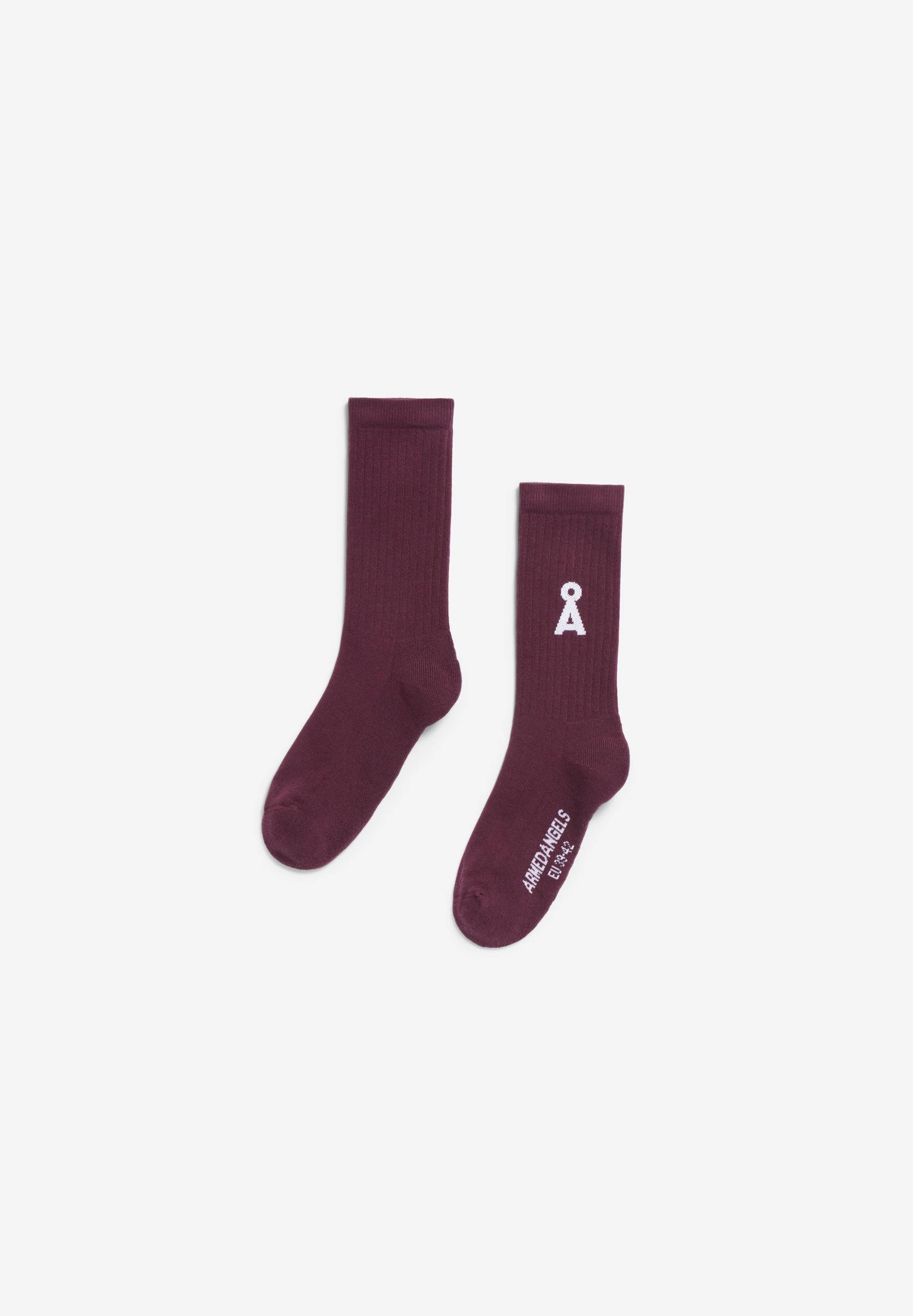SAAMUS BOLD SOCKEN | dark cranberry - Image 2