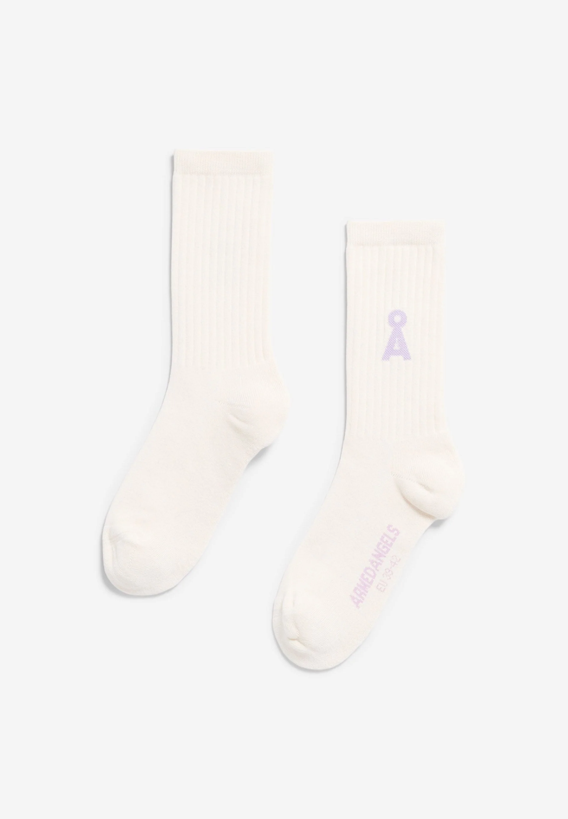 SAAMUS BOLD SOCKEN | oatmilk-lavender light - Image 4