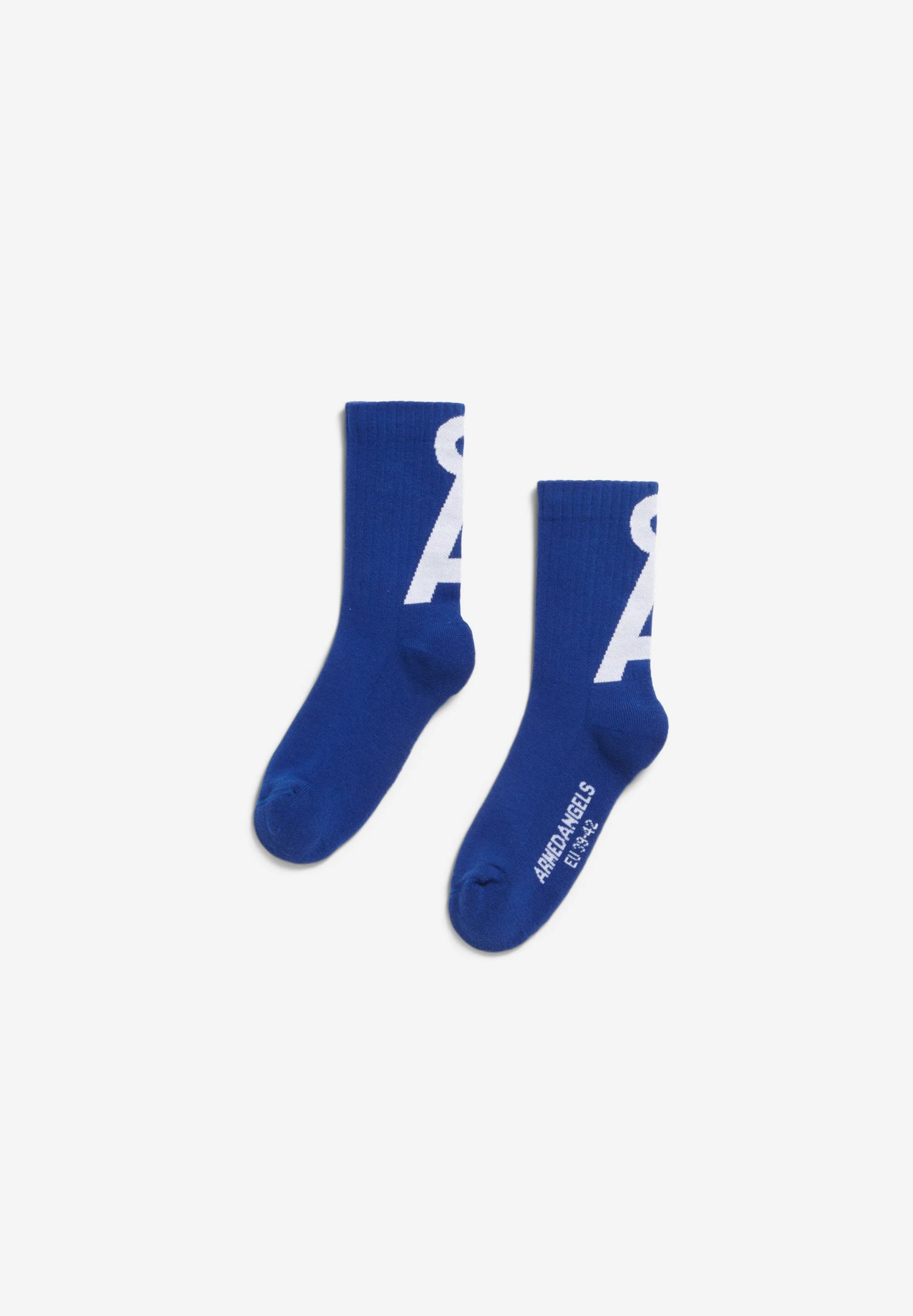 SAAMUS SHORT SOCKEN | dark wave-white - Image 2
