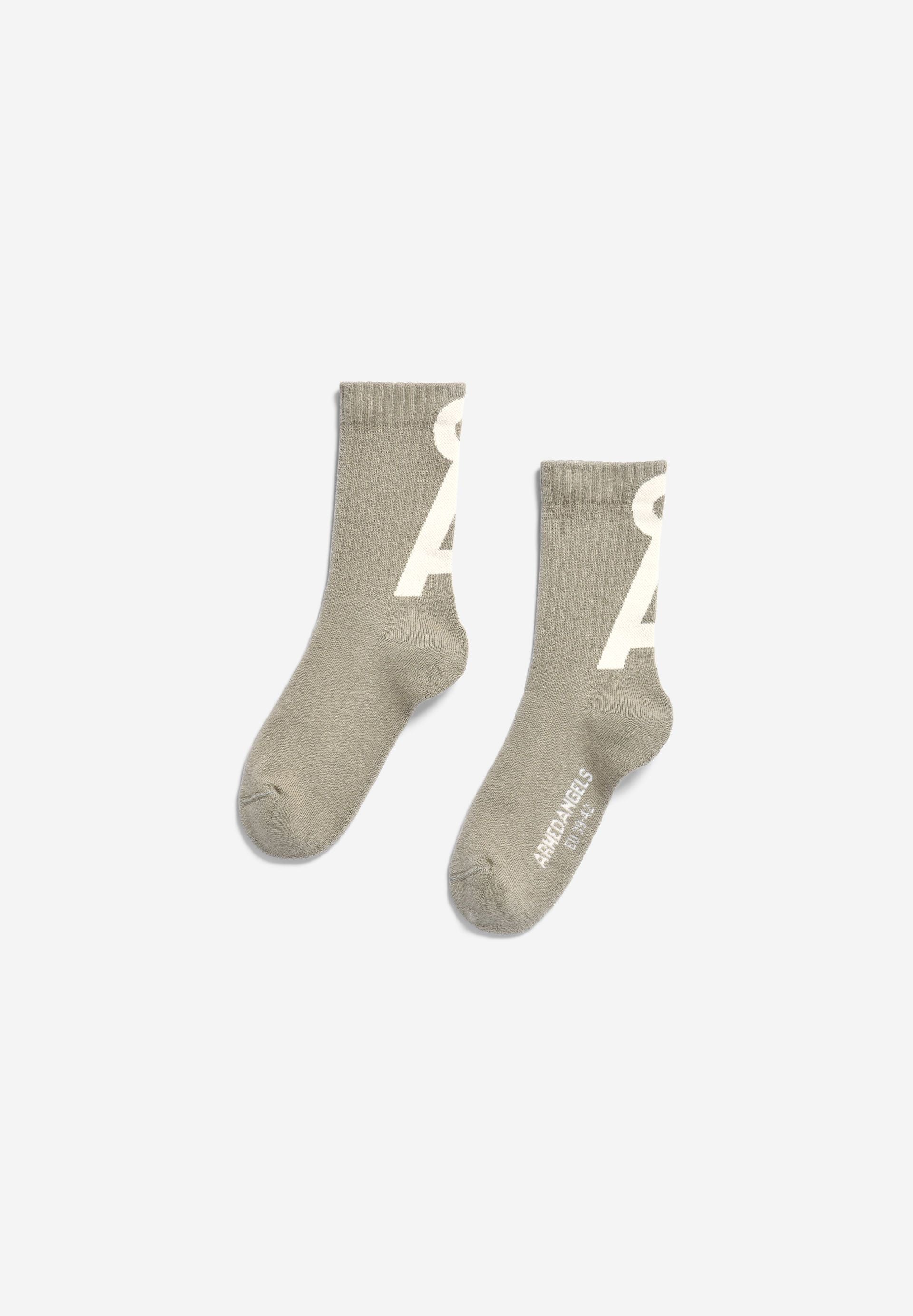 SAAMUS SHORT SOCKEN | light sage-pure - Image 2