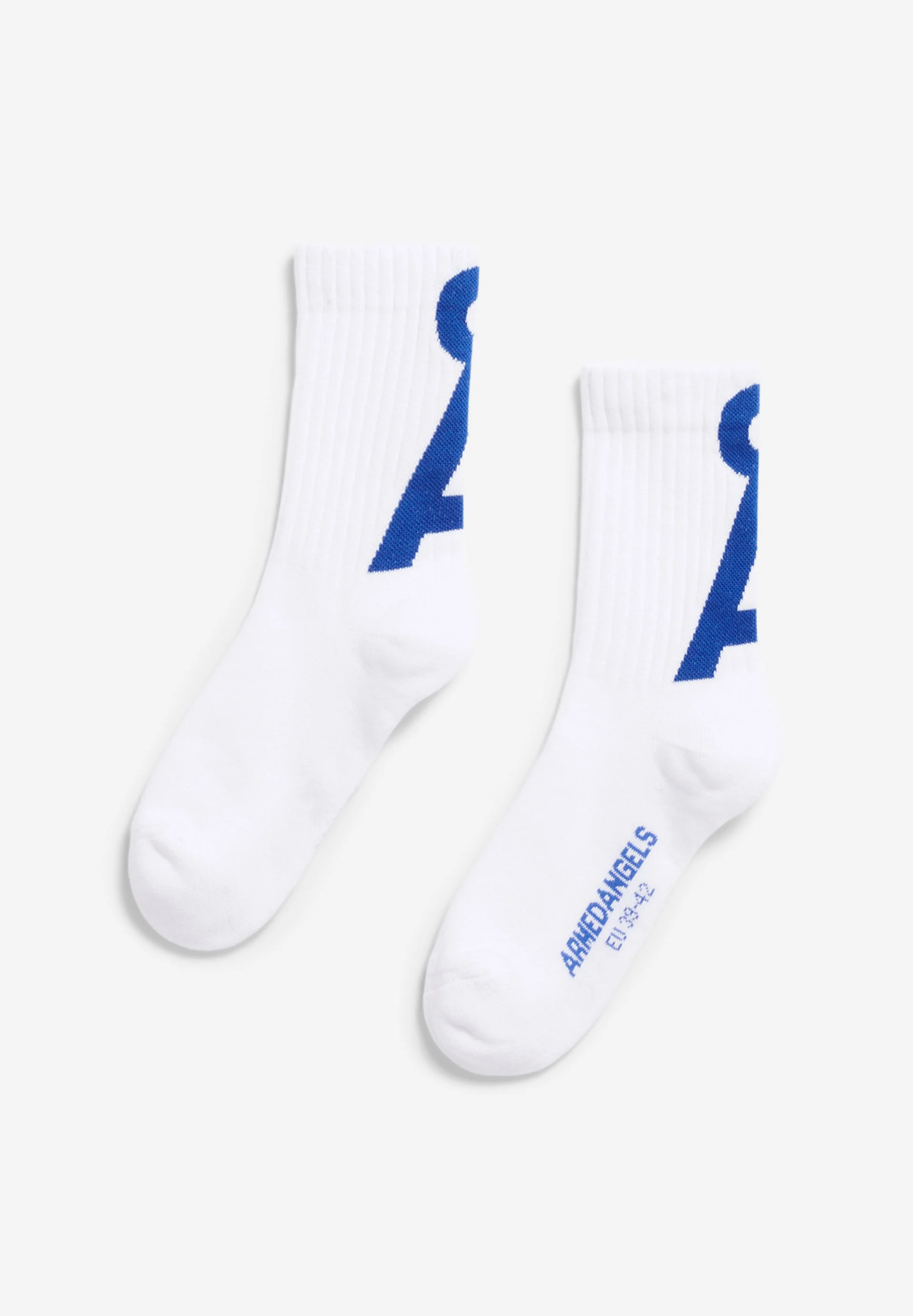 SAAMUS SHORT SOCKEN | white-dynamo blue - Image 2
