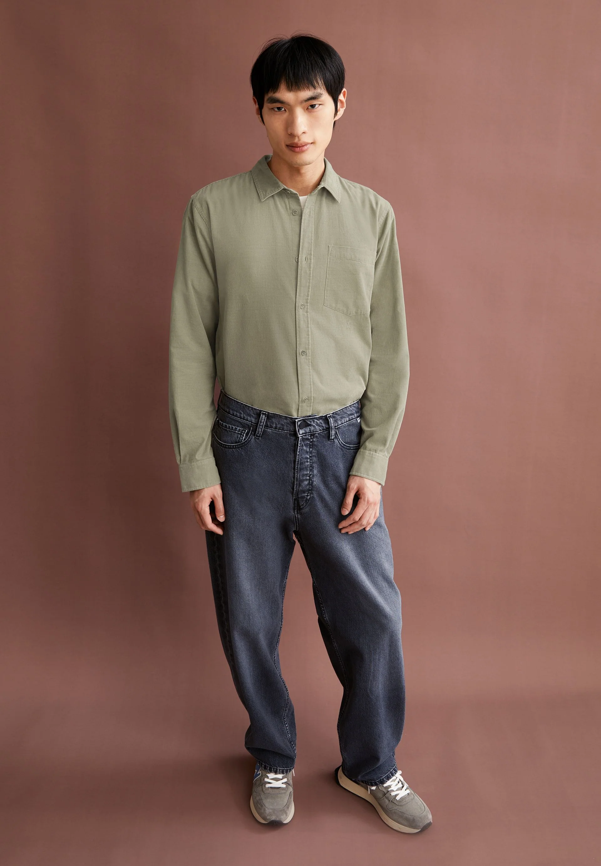SAAMY LANGARMHEMD | light sage - Image 4