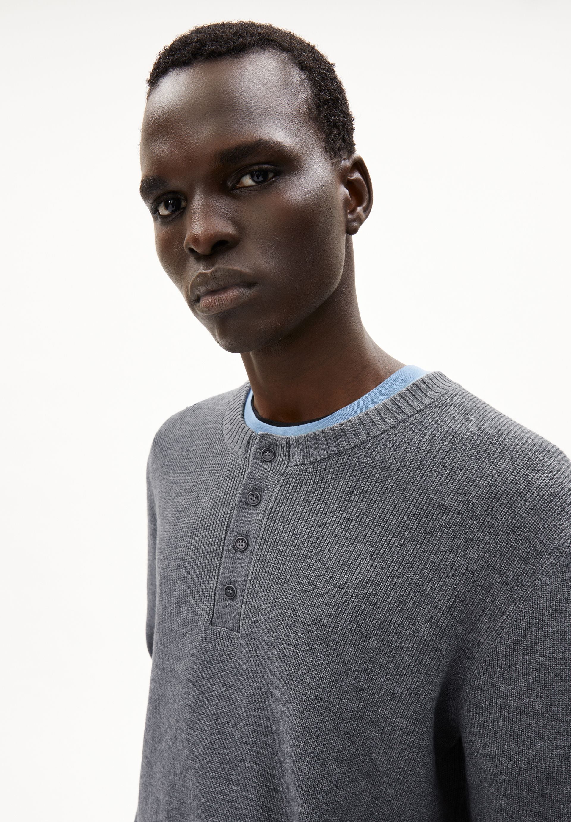 SAANTIAGO | mid grey melange - Image 3