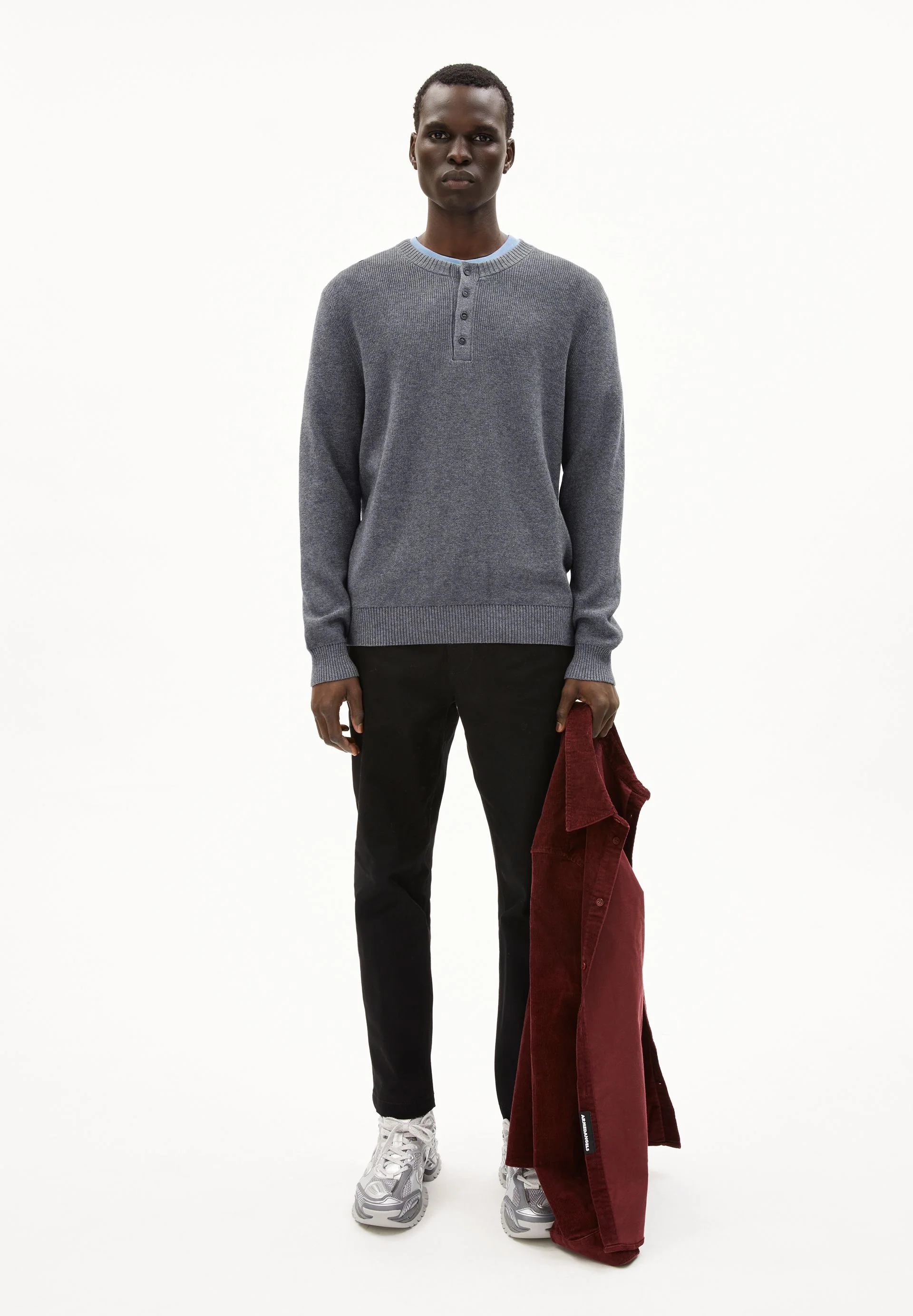 SAANTIAGO | mid grey melange - Image 5