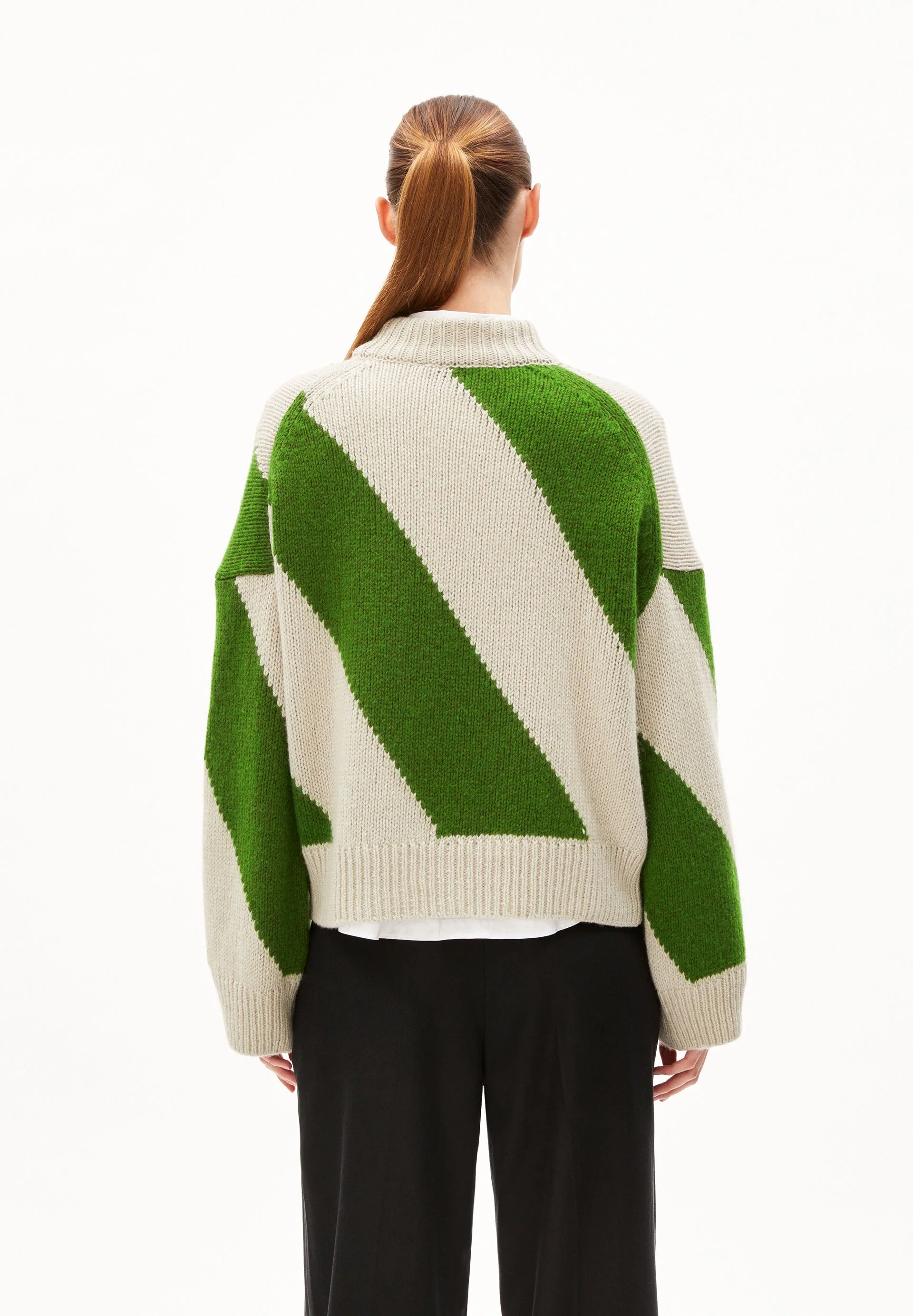 SADNAA STRIPES | gravel-ivy green - Image 2