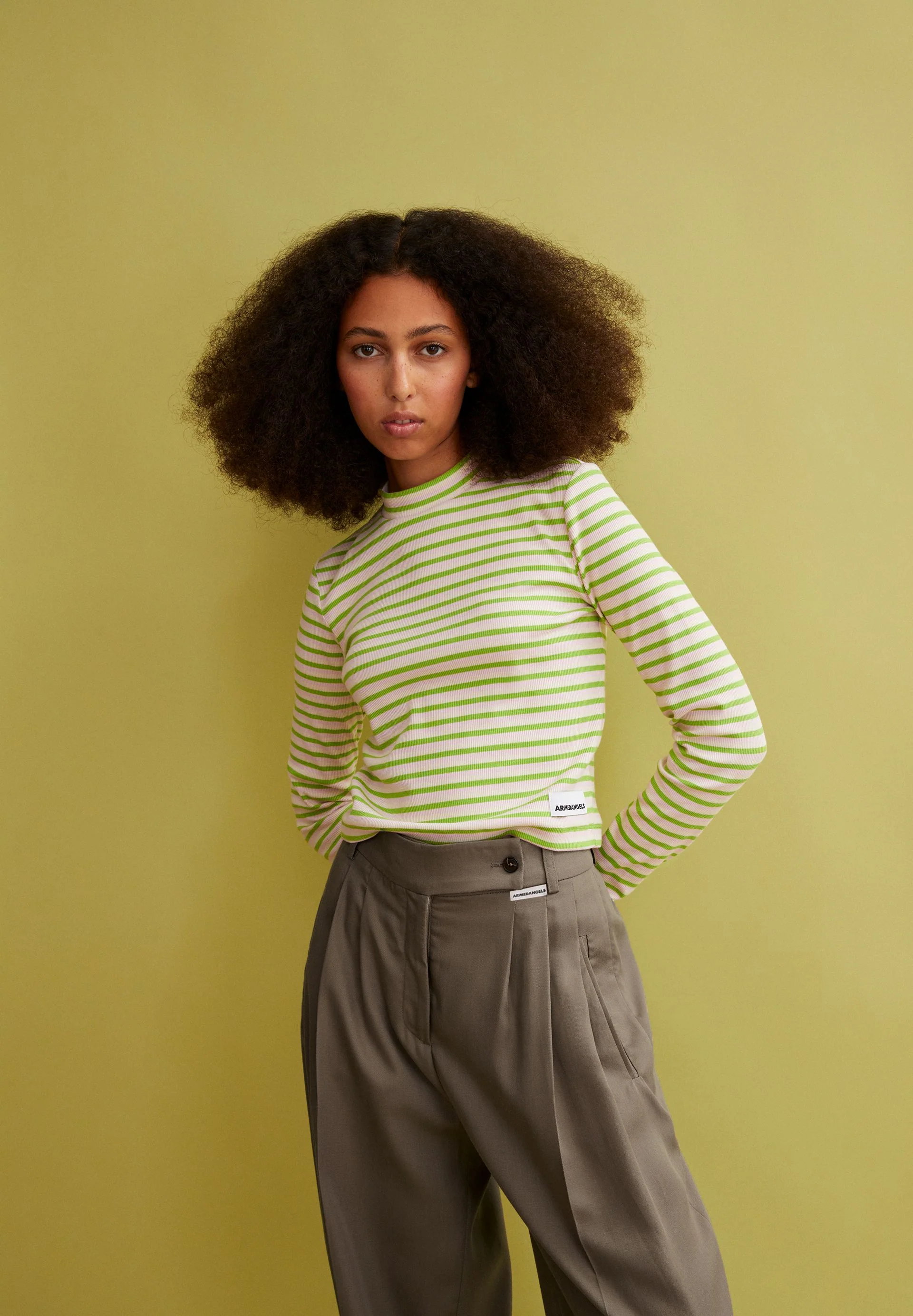 SALMARAA STRIPES | super lime-pink light - Image 4