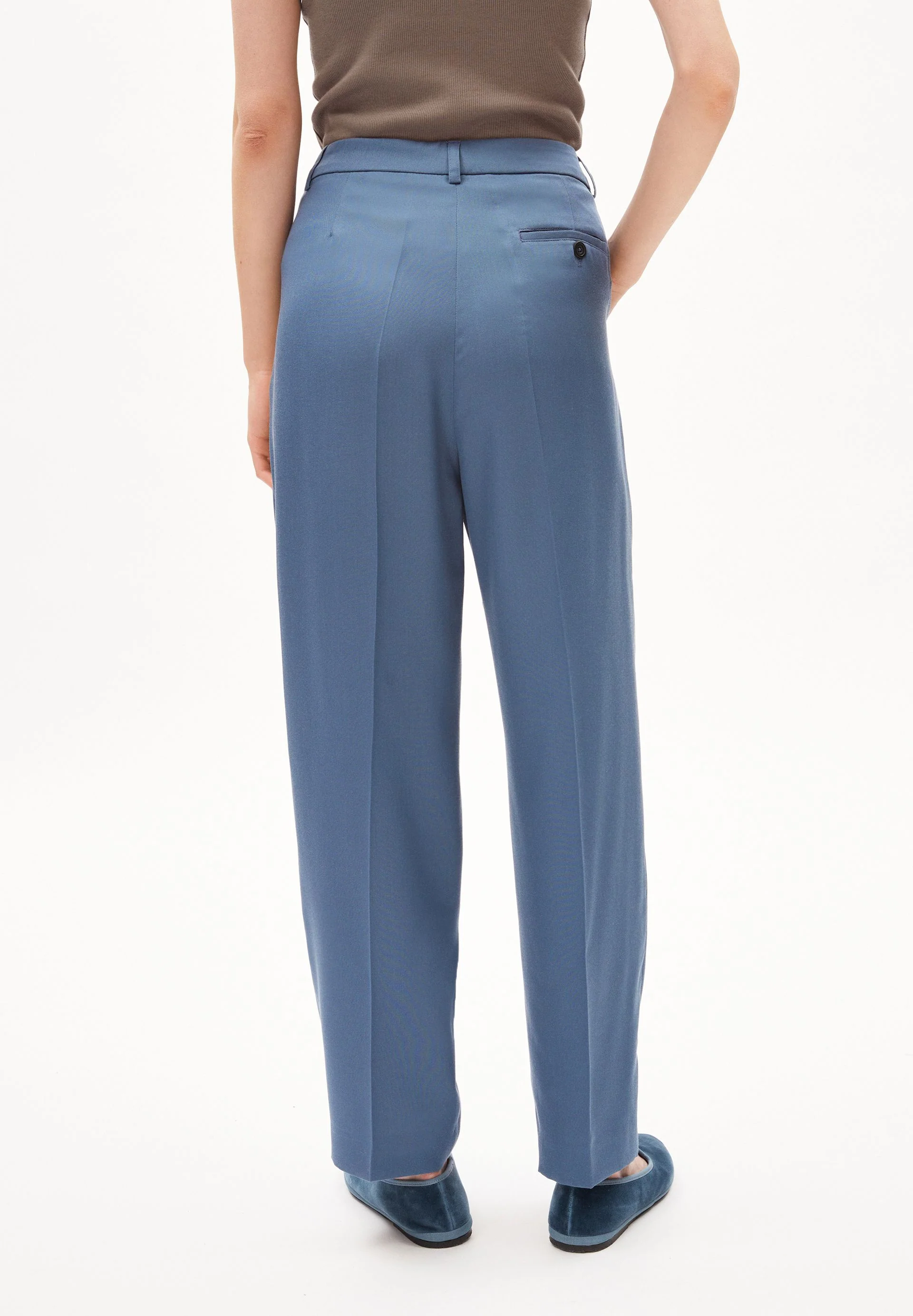 SANDRINAA TAPERED HOSE | iron blue - Image 2