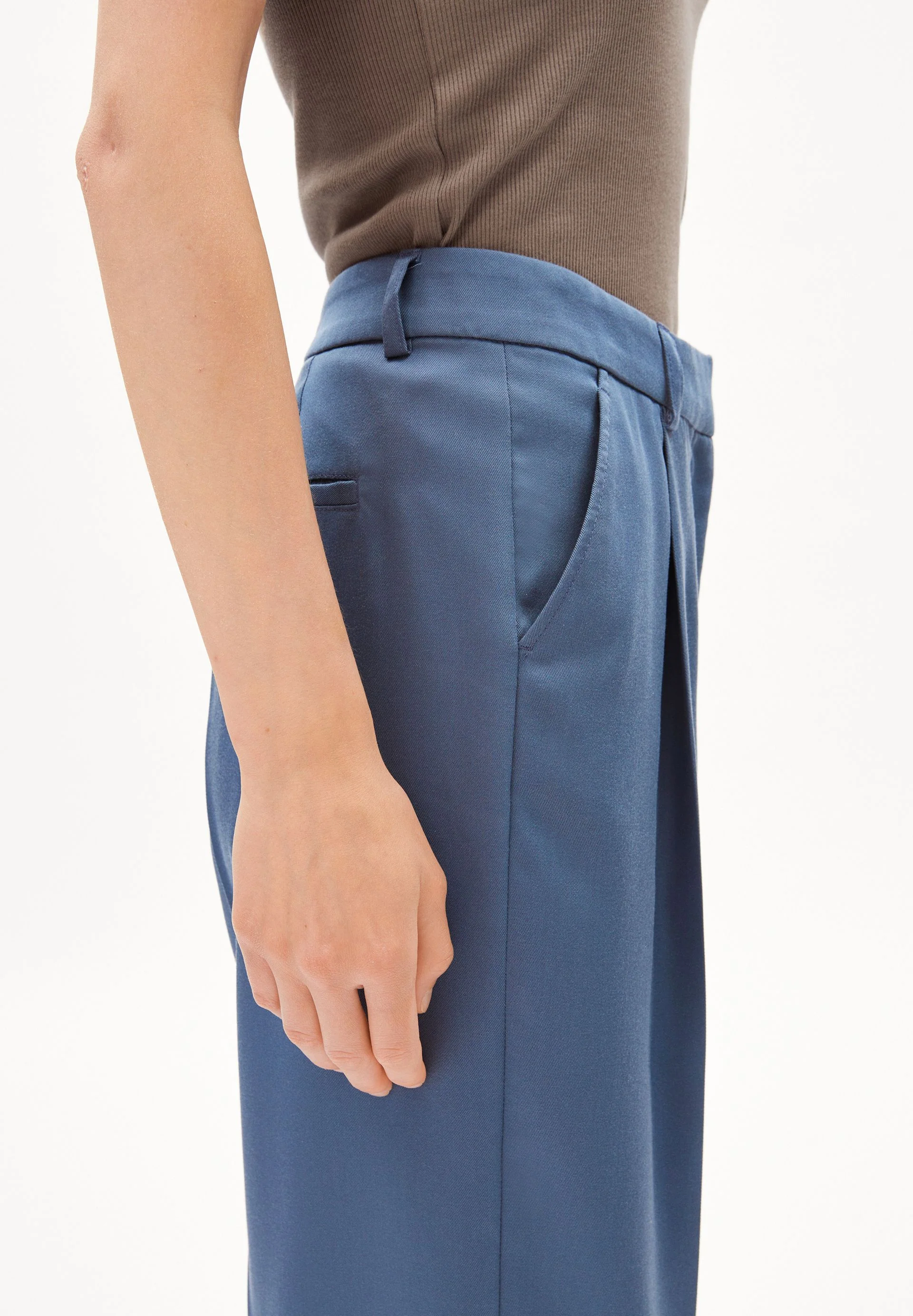 SANDRINAA TAPERED HOSE | iron blue - Image 3