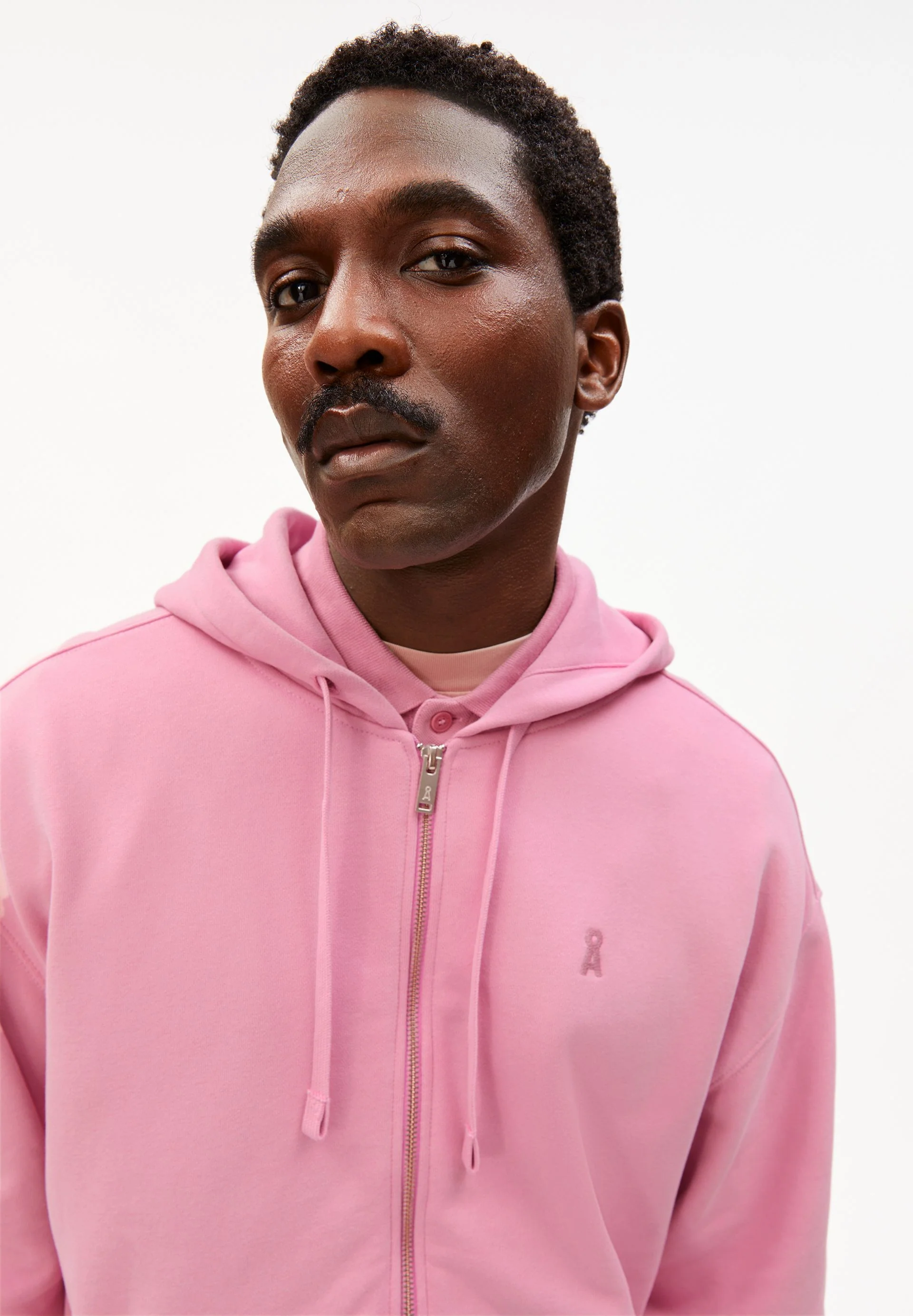 SAROMIAAN LOOP SWEATJACKE | washed berry - Image 3