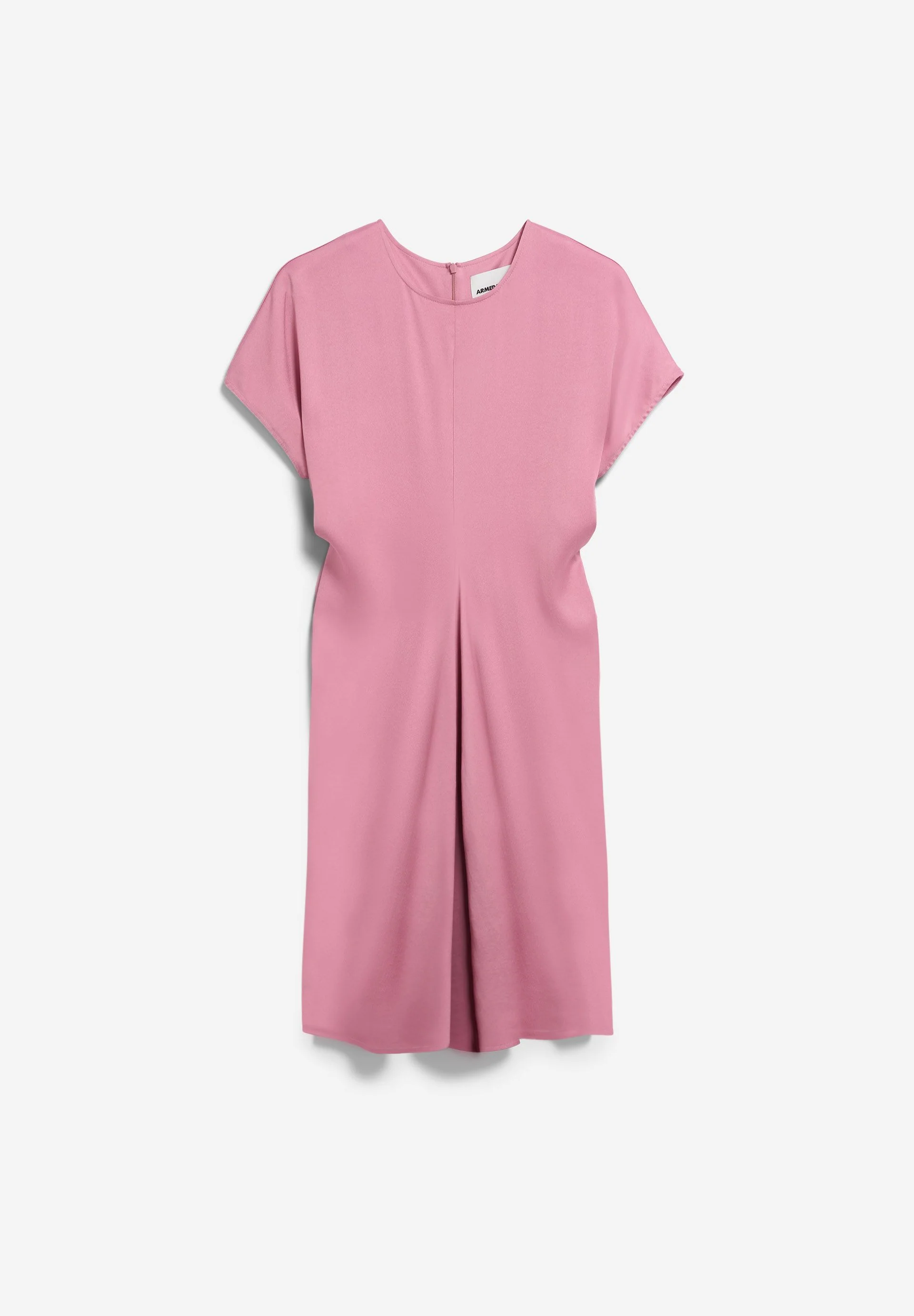 SATIN FLEDERMAUSÄRMEL MINI-KLEID | washed berry - Image 6