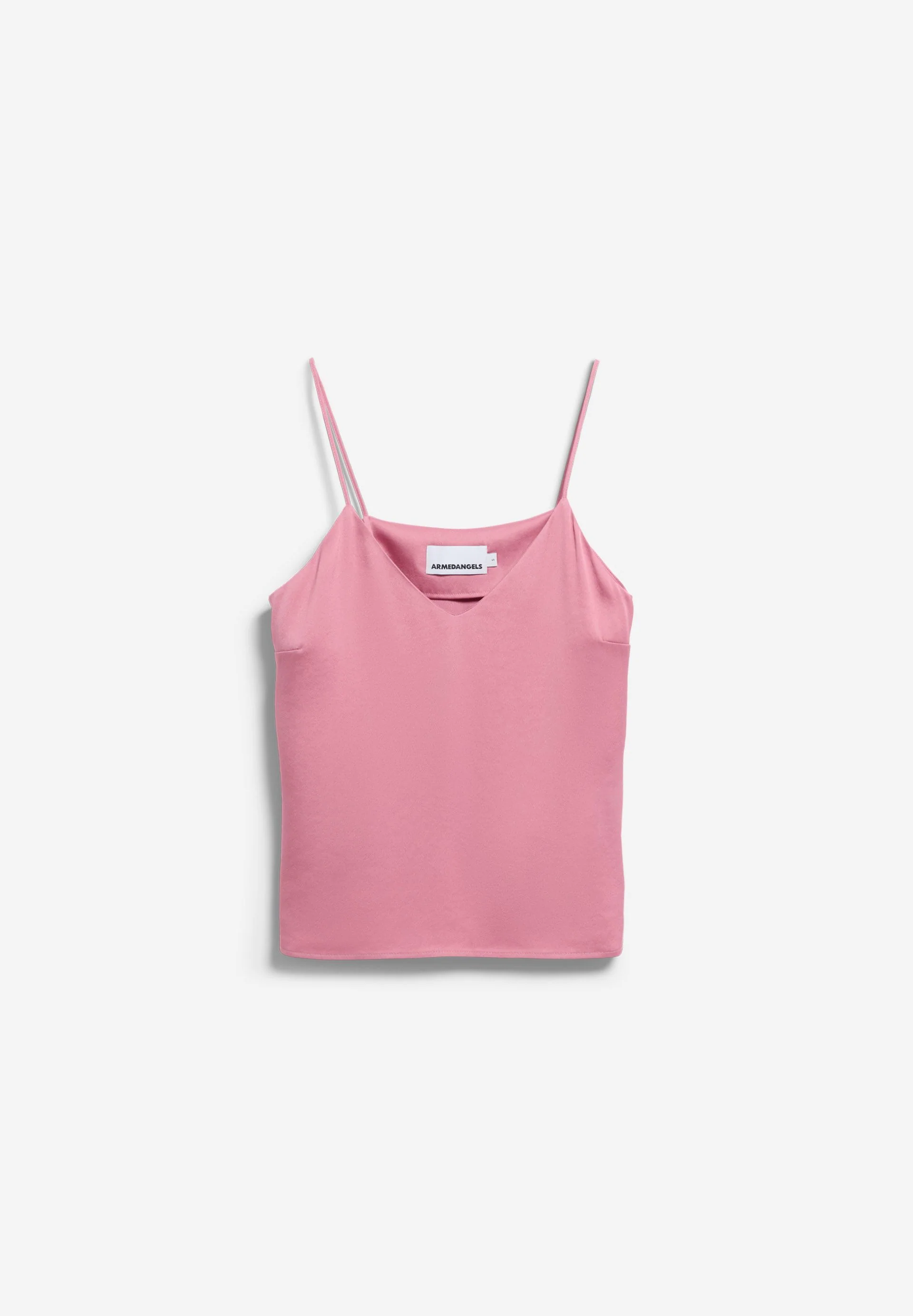 SATIN SPAGHETTITRÄGERTOP | washed berry - Image 6
