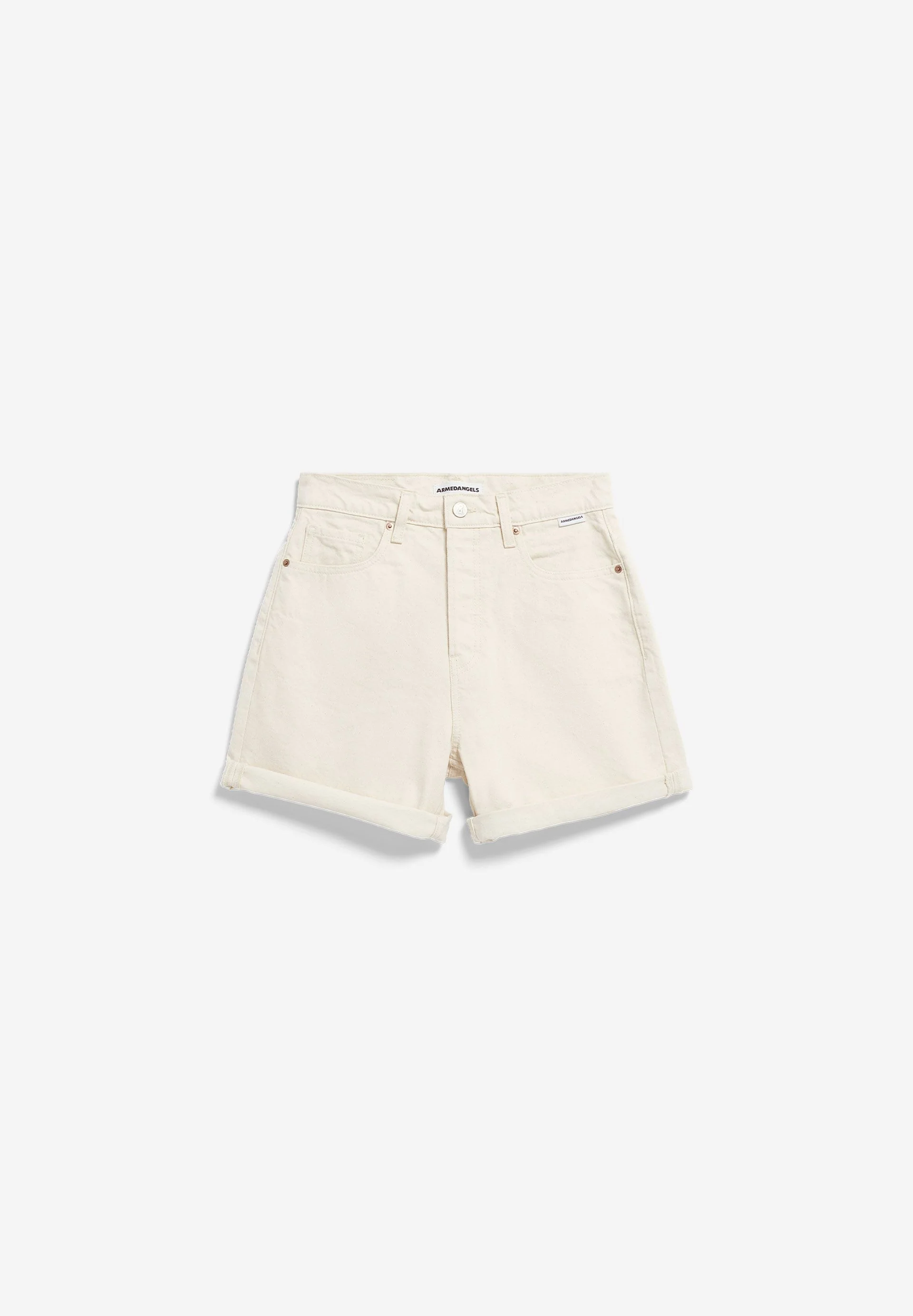 SHEAARI HIGH WAIST JEANS-SHORTS | undyed - Image 6