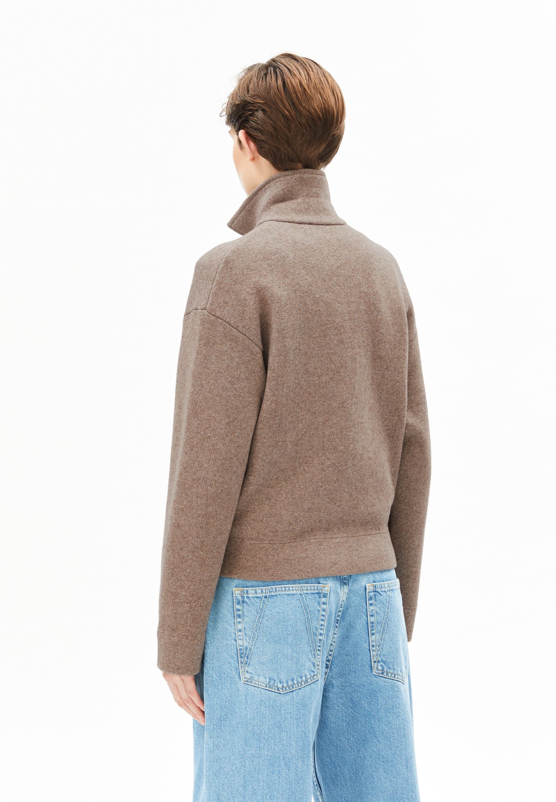 KURZE STRICKJACKE | cinnamon dust melange - Image 2