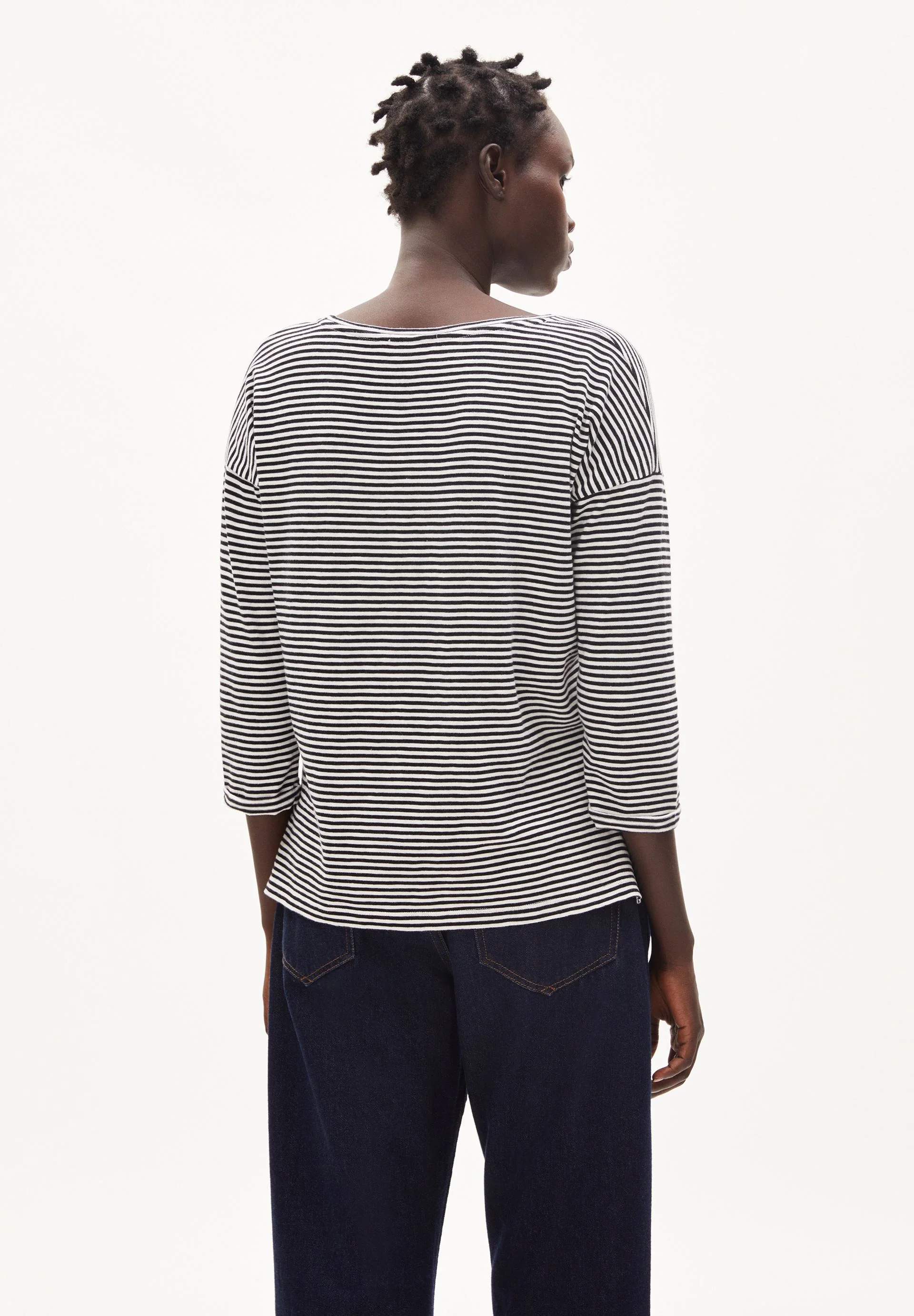 SIANAA LOVELY STRIPES | black-oatmilk - Image 2