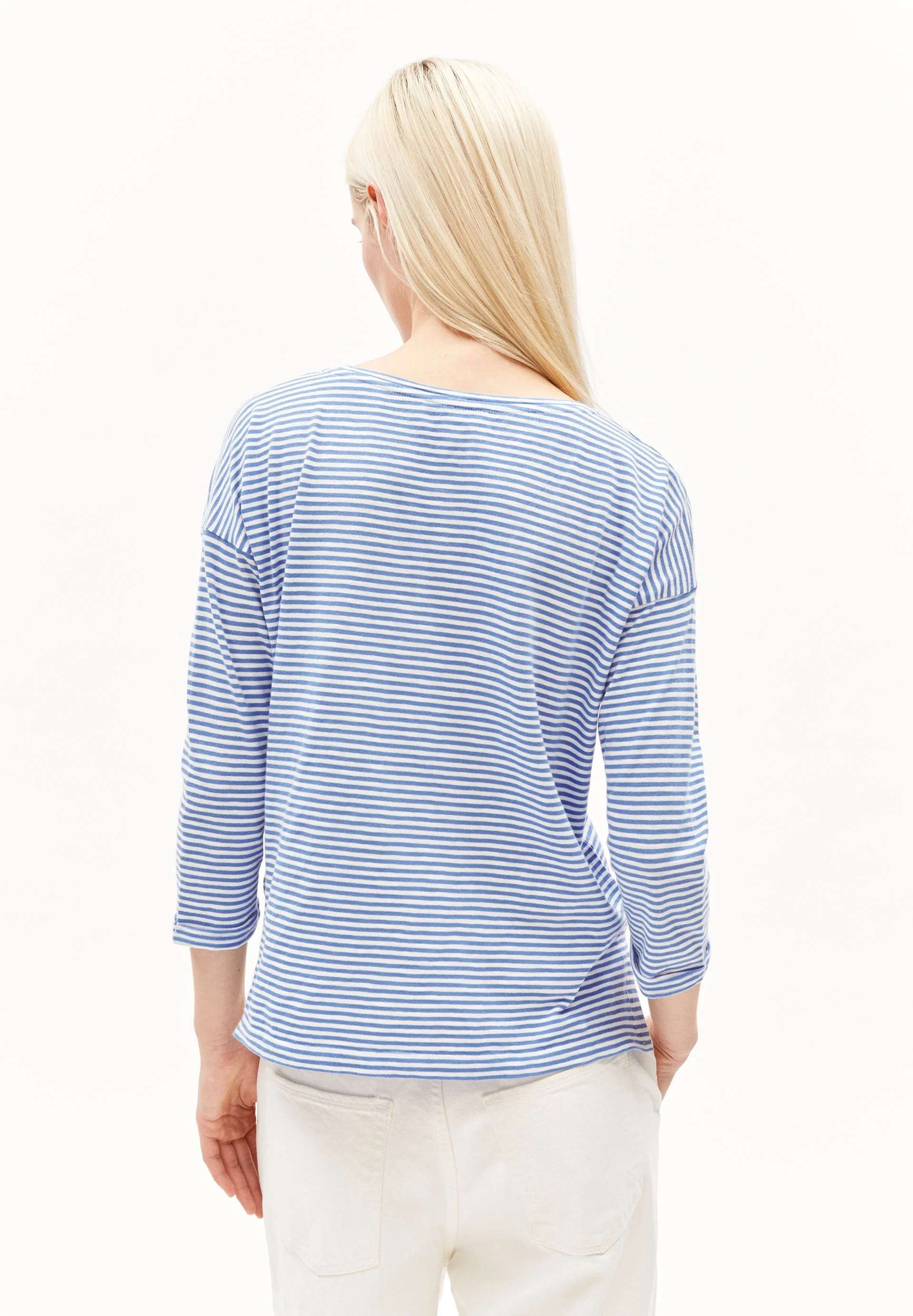 SIANAA LOVELY STRIPES | blue bloom-oatmilk - Image 2