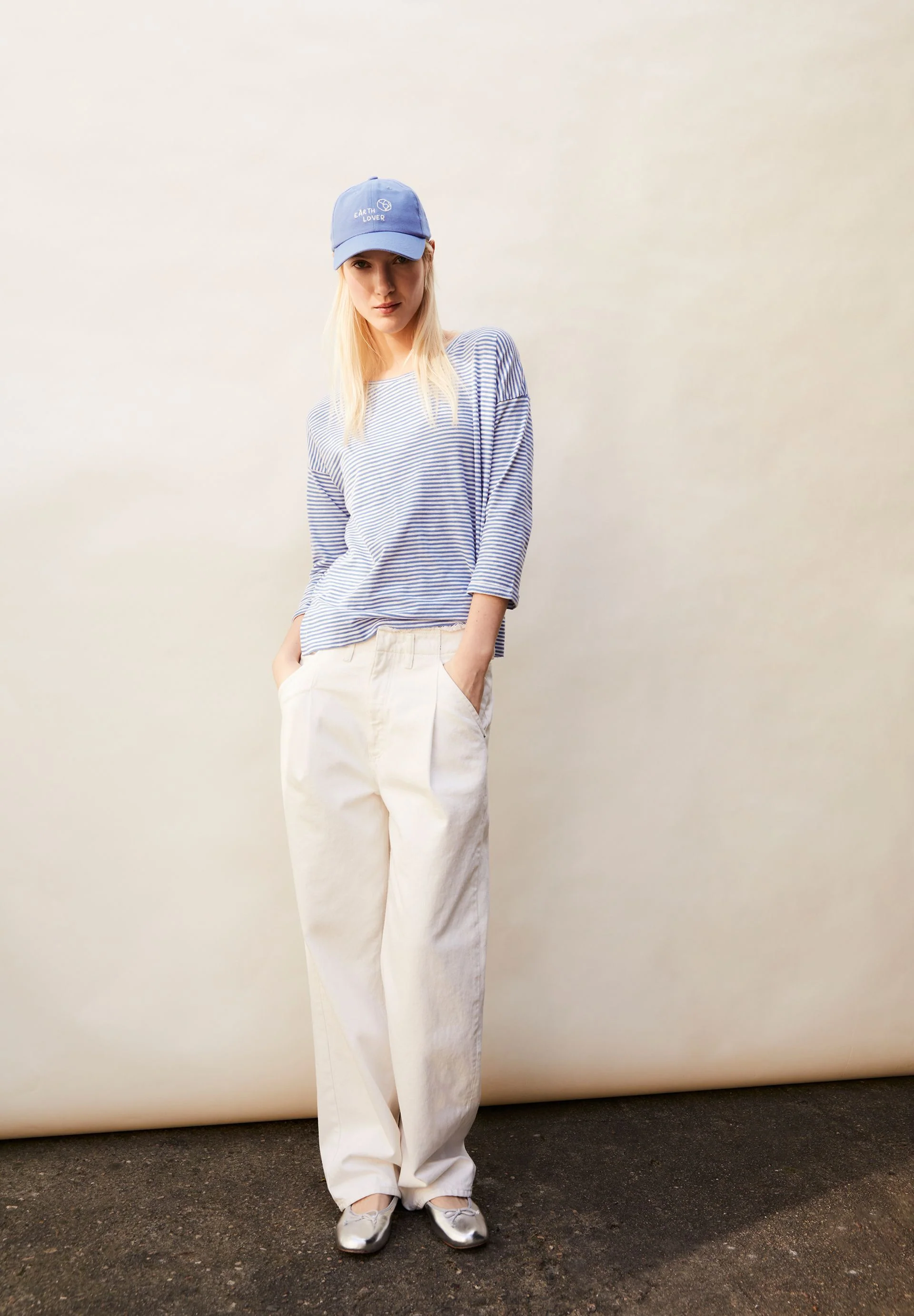 SIANAA LOVELY STRIPES | blue bloom-oatmilk - Image 4