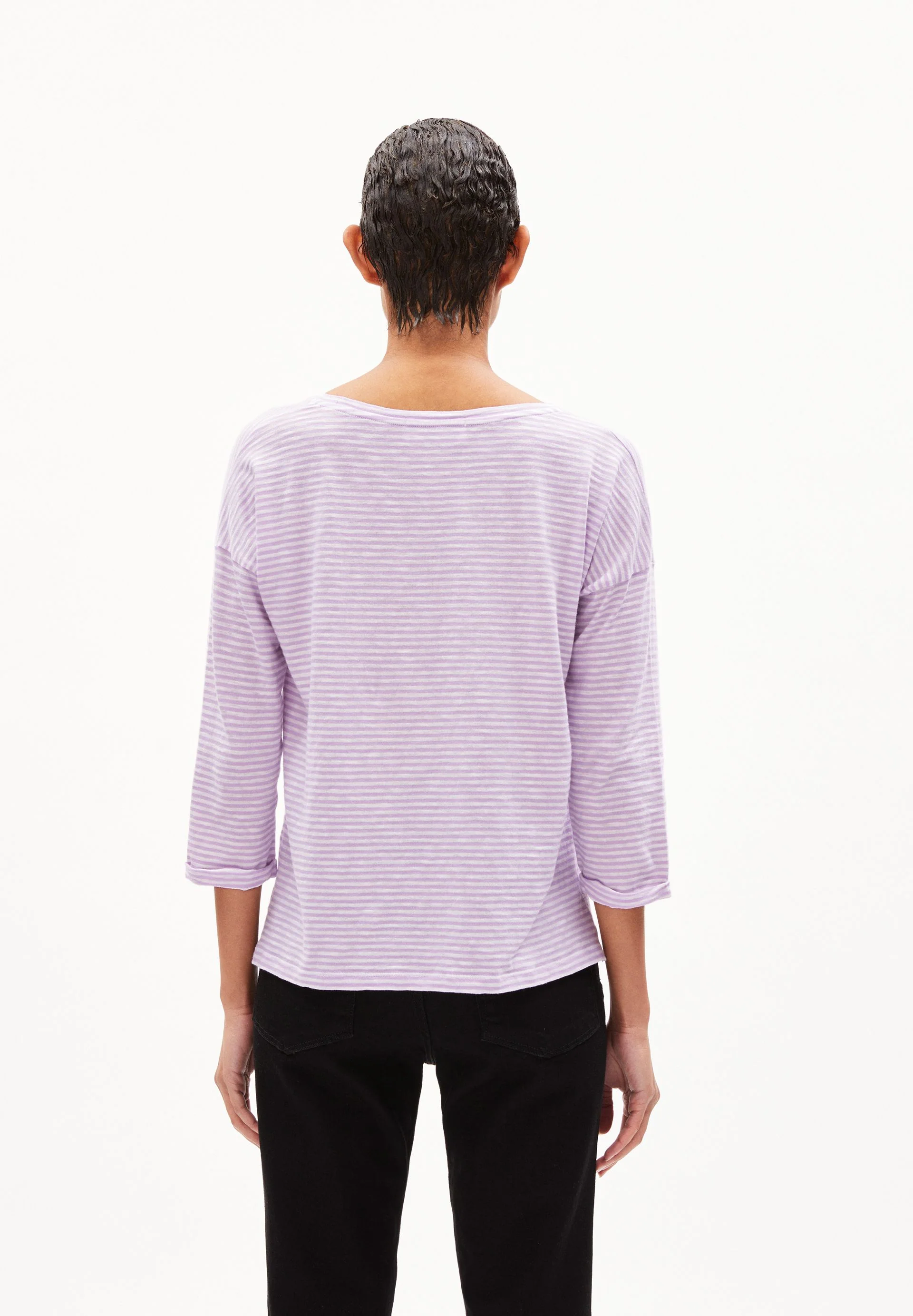 SIANAA LOVELY STRIPES | lavender light-oatmilk - Image 2