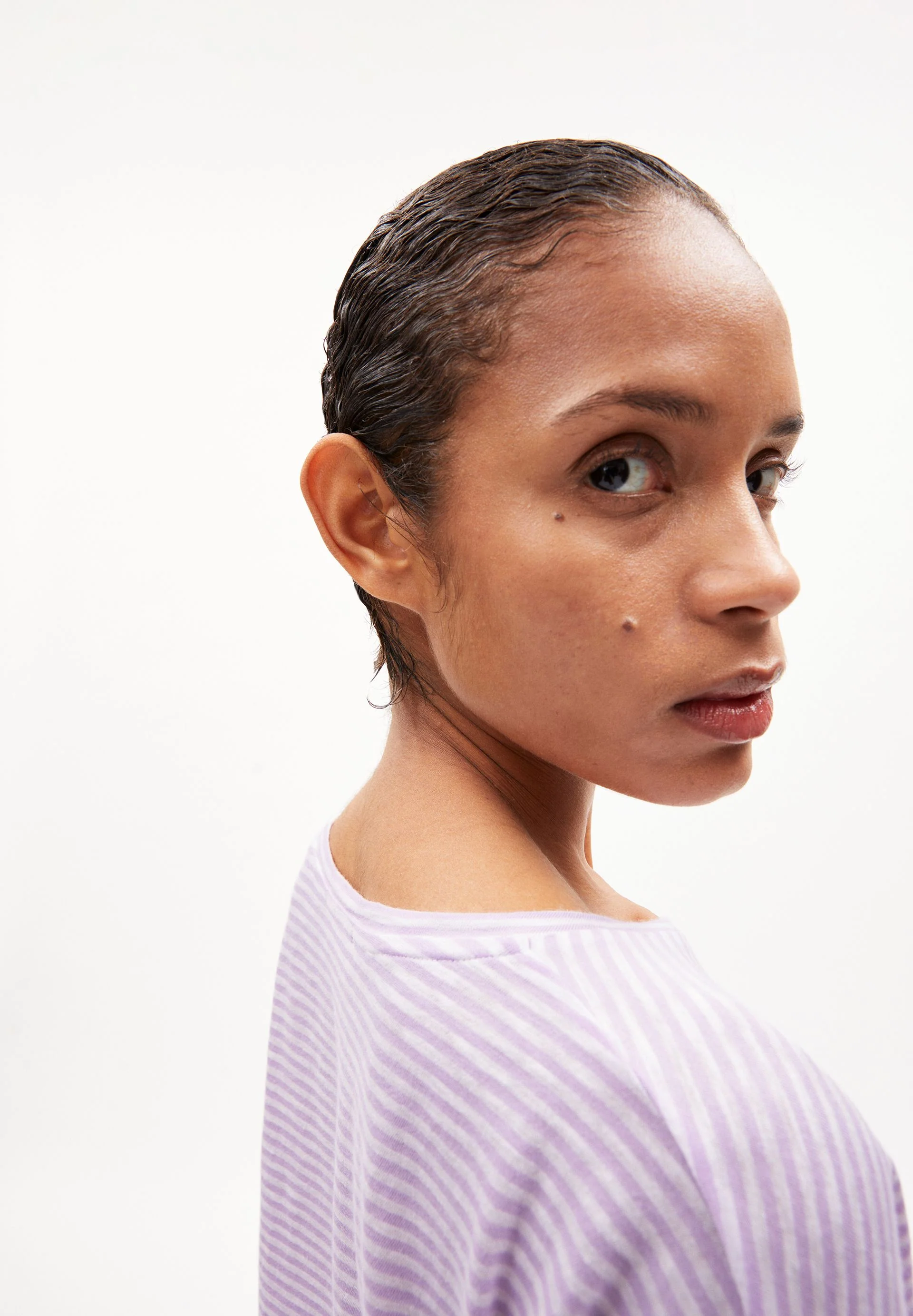 SIANAA LOVELY STRIPES | lavender light-oatmilk - Image 3