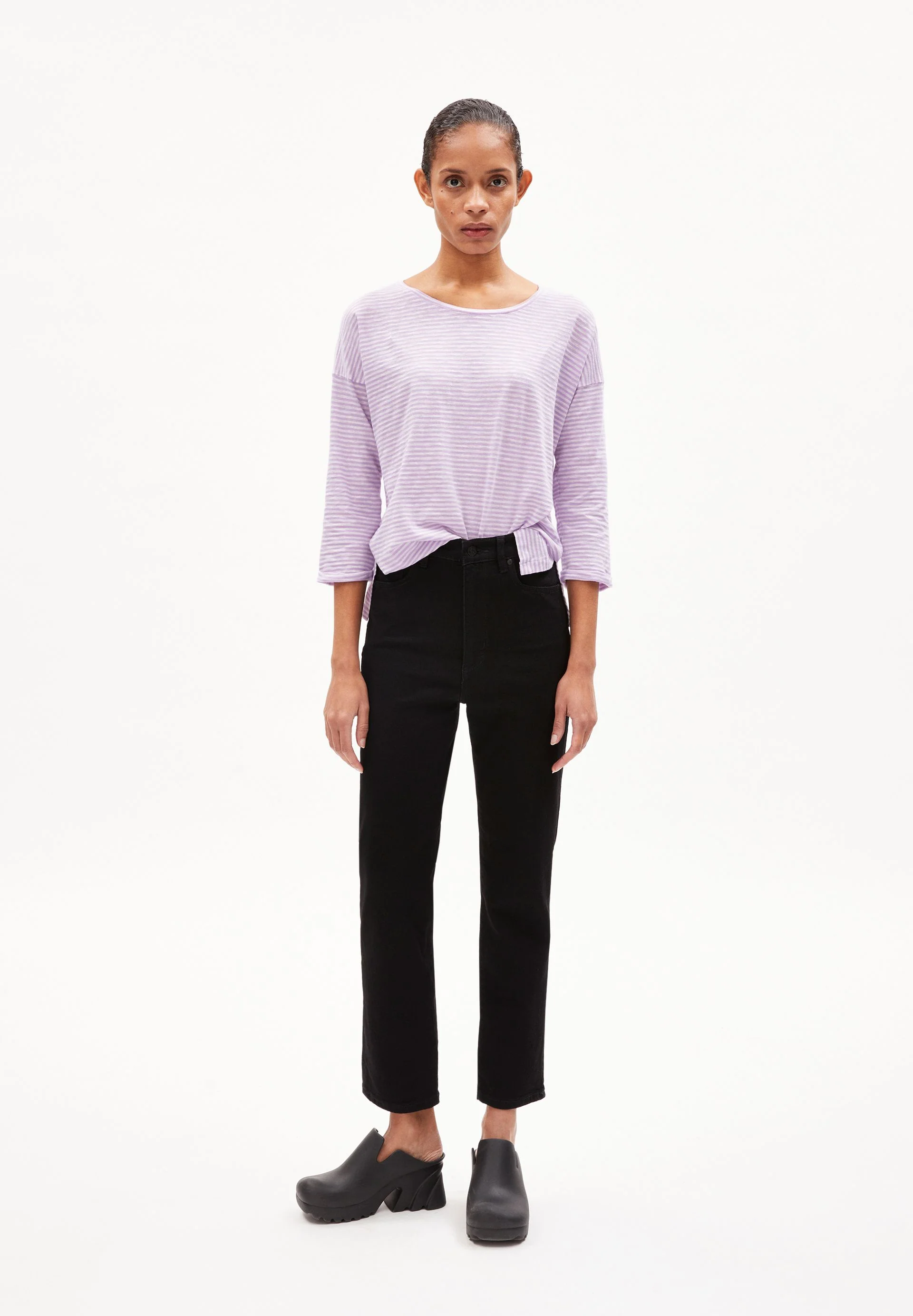 SIANAA LOVELY STRIPES | lavender light-oatmilk - Image 5