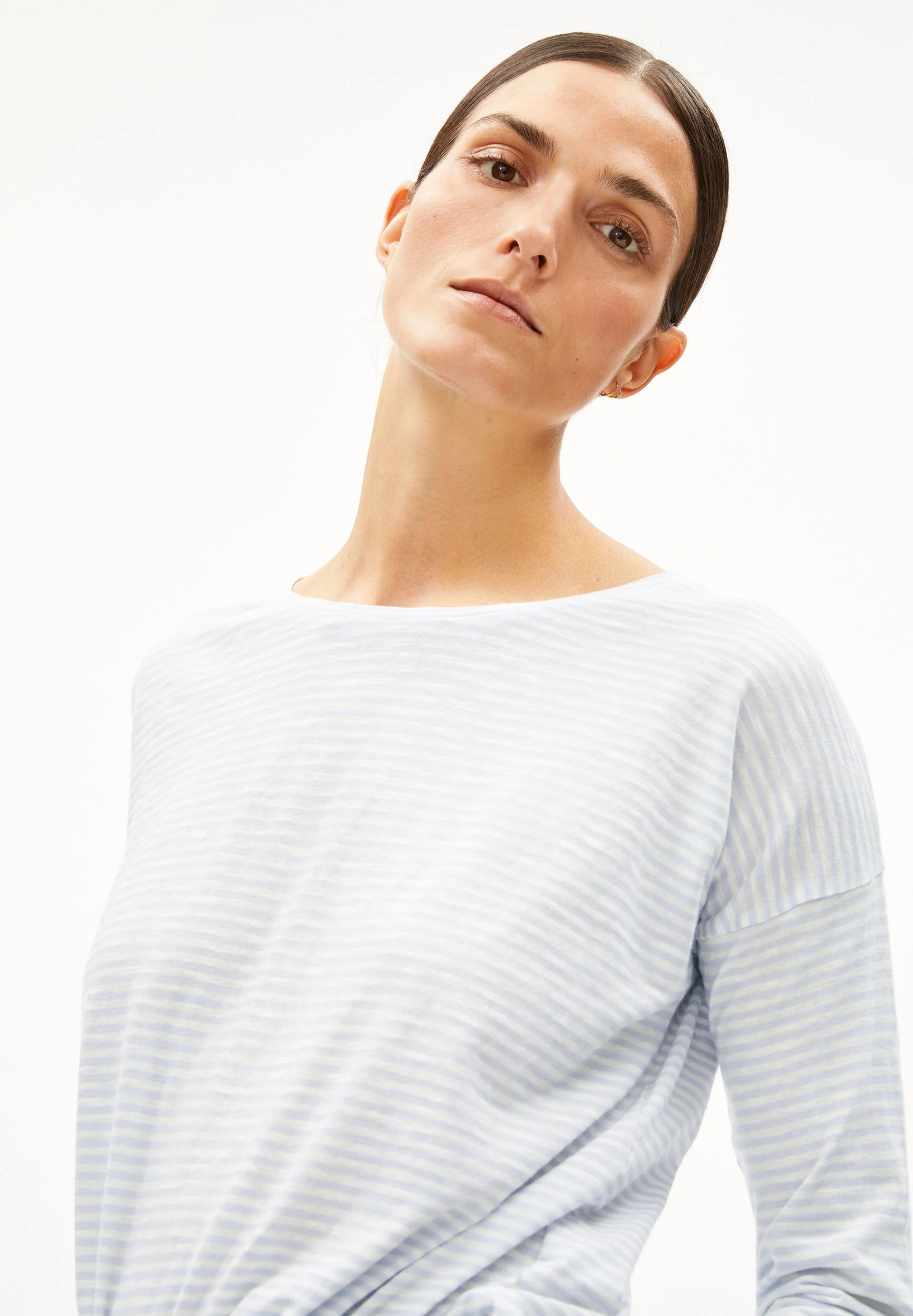 SIANAA LOVELY STRIPES | morning sky-oatmilk - Image 3