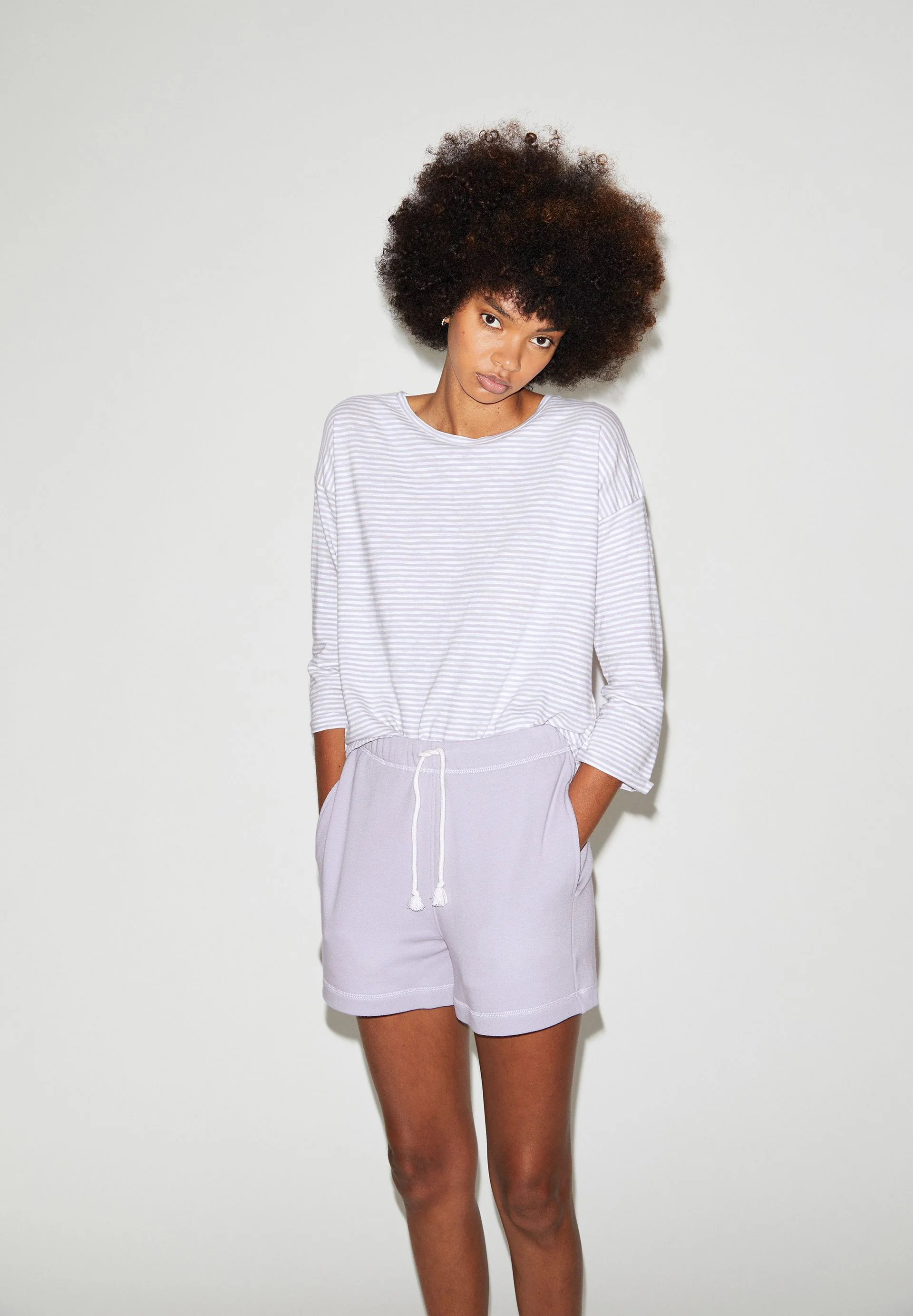 SIANAA LOVELY STRIPES | purple noise-oatmilk - Image 4