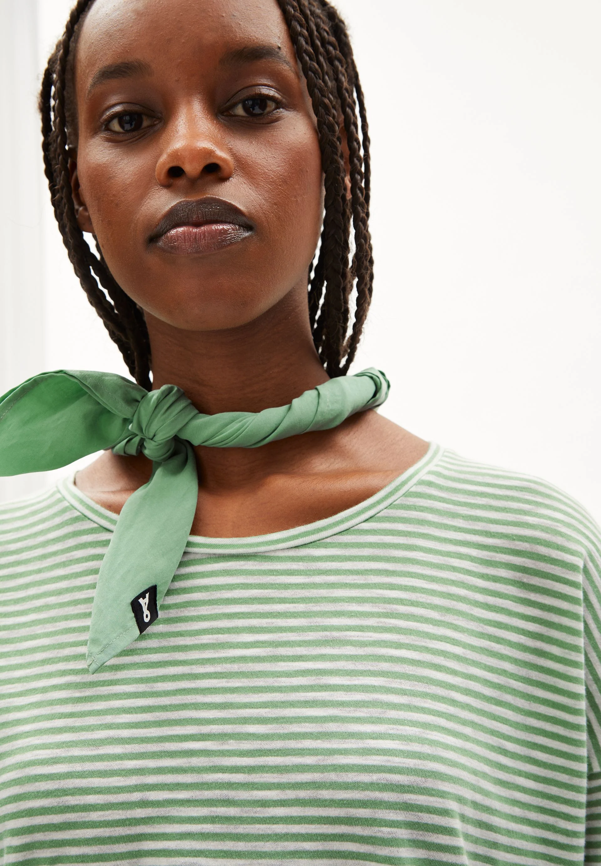 SIANAA LOVELY STRIPES | smith green-oatmilk - Image 3