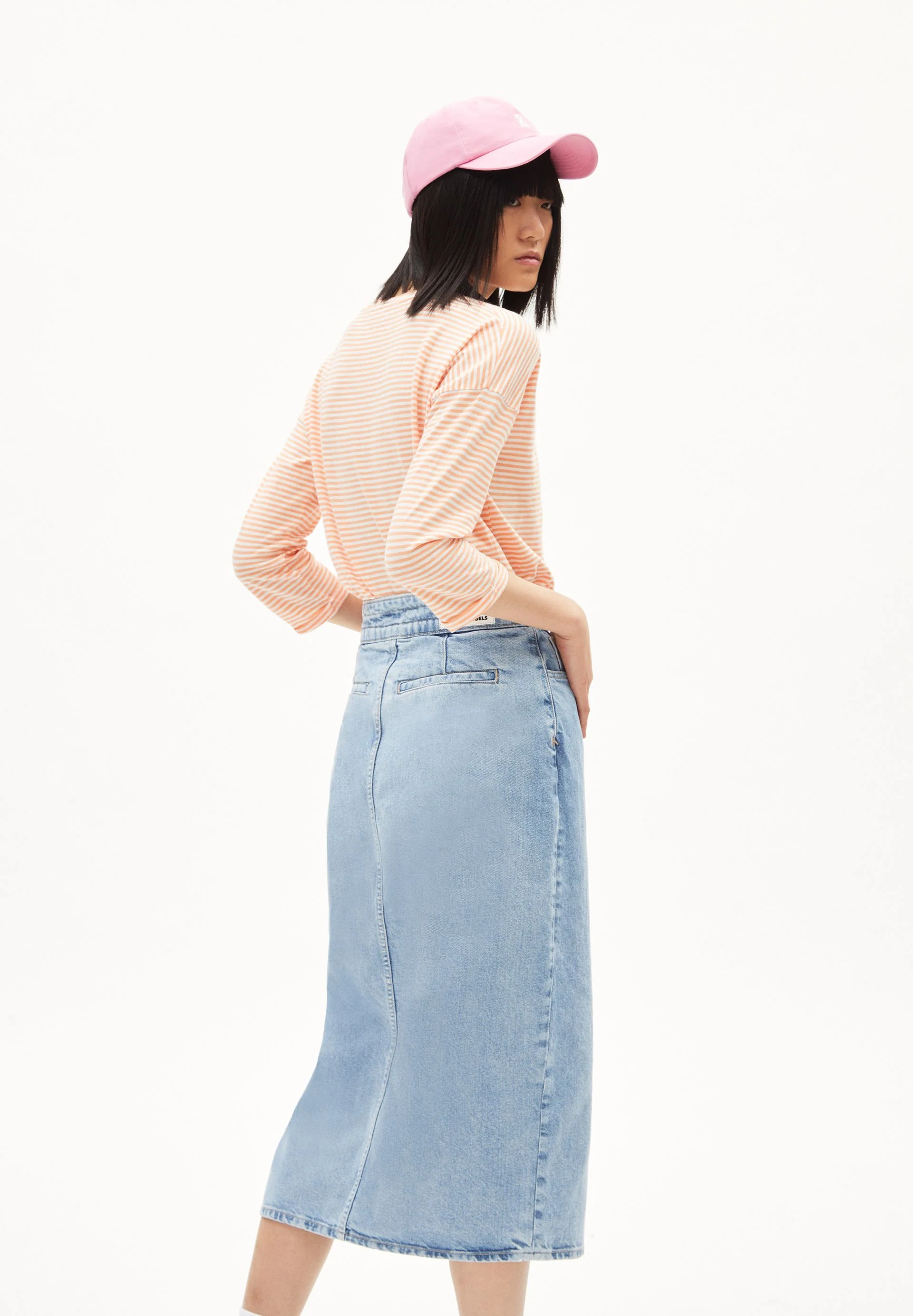 SIANAA LOVELY STRIPES | warm peach-oatmilk - Image 2