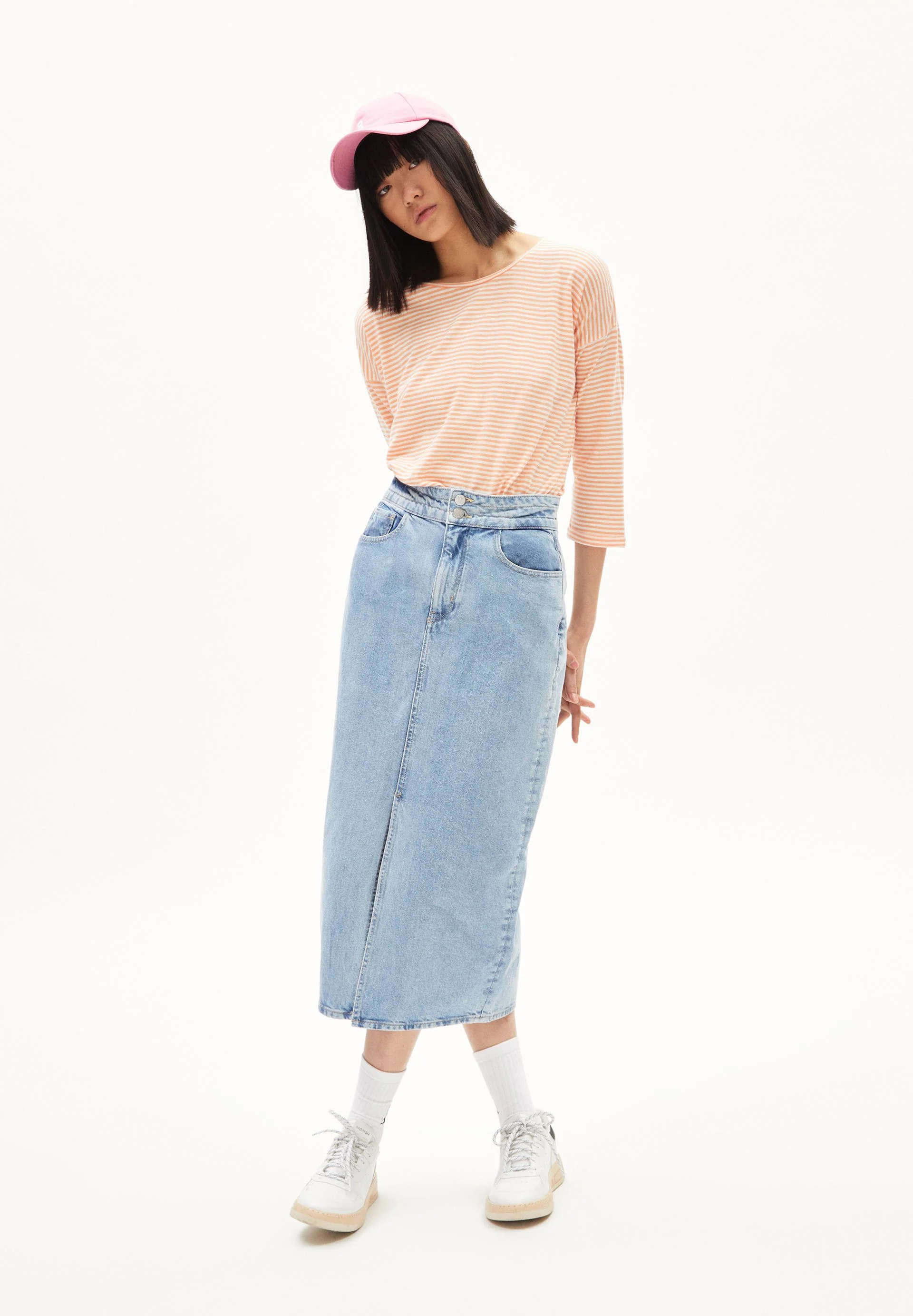 SIANAA LOVELY STRIPES | warm peach-oatmilk - Image 5