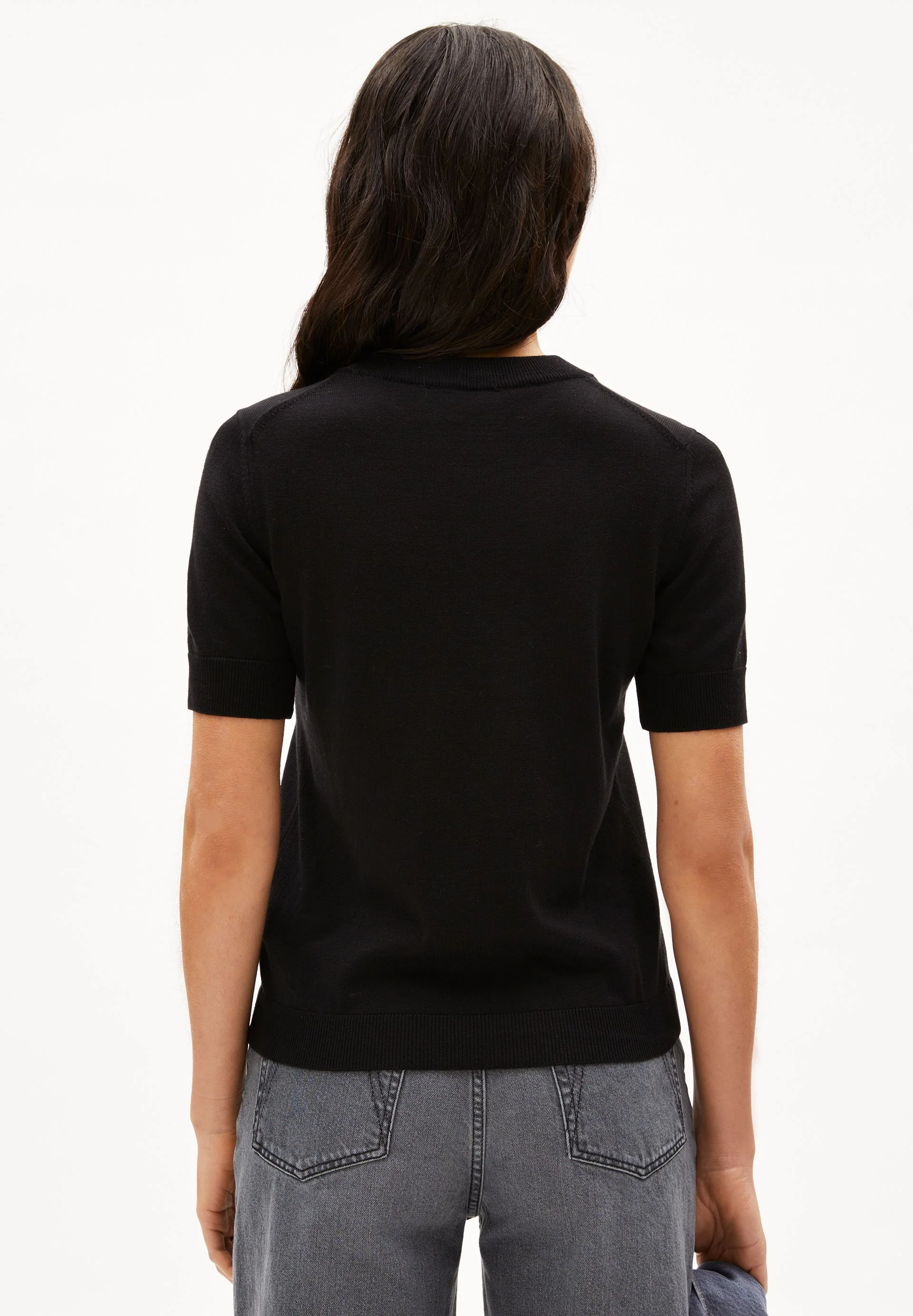 SILJIAAS STRICK T-SHIRT | black - Image 2