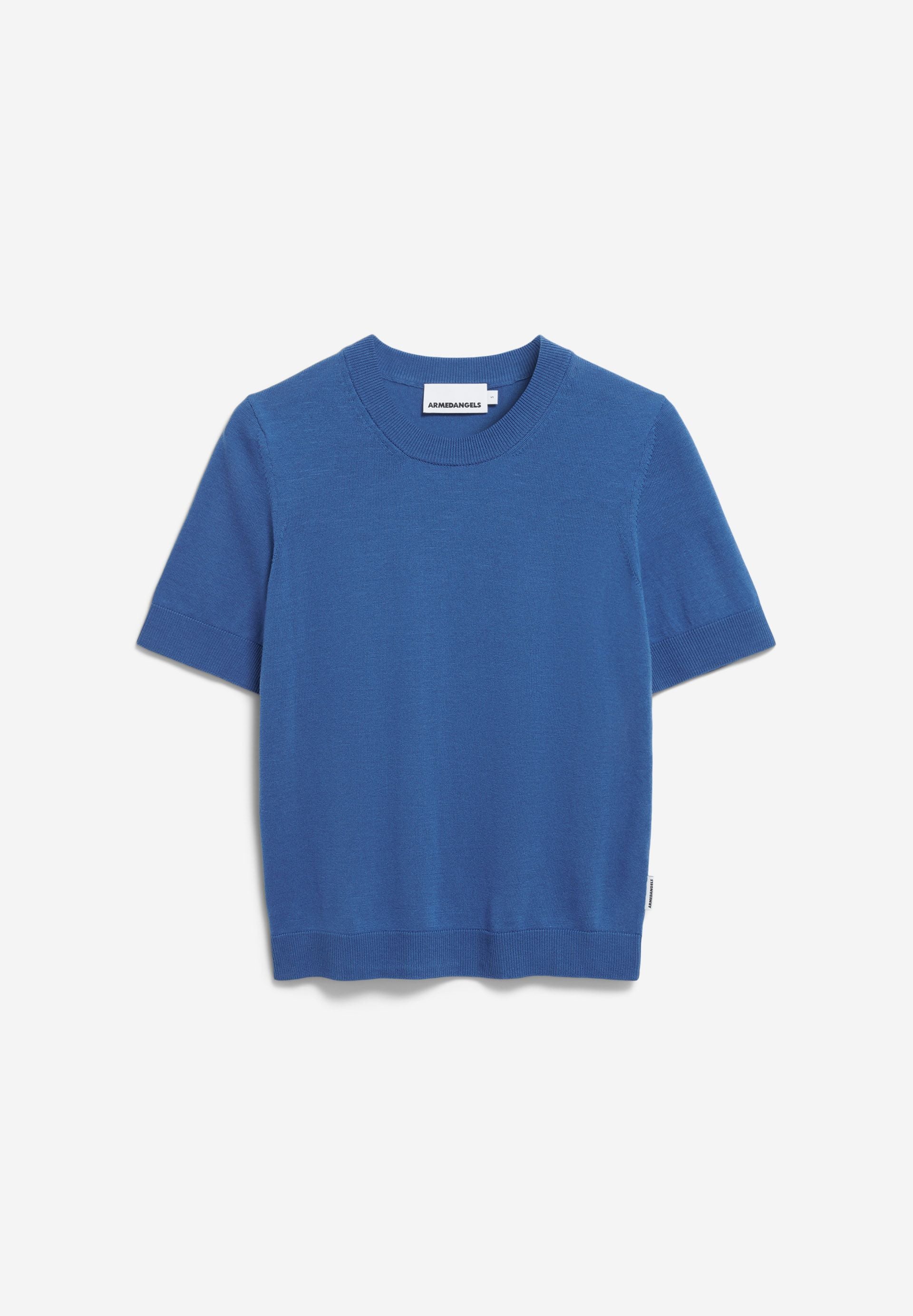 SILJIAAS STRICK T-SHIRT | dark morning - Image 6